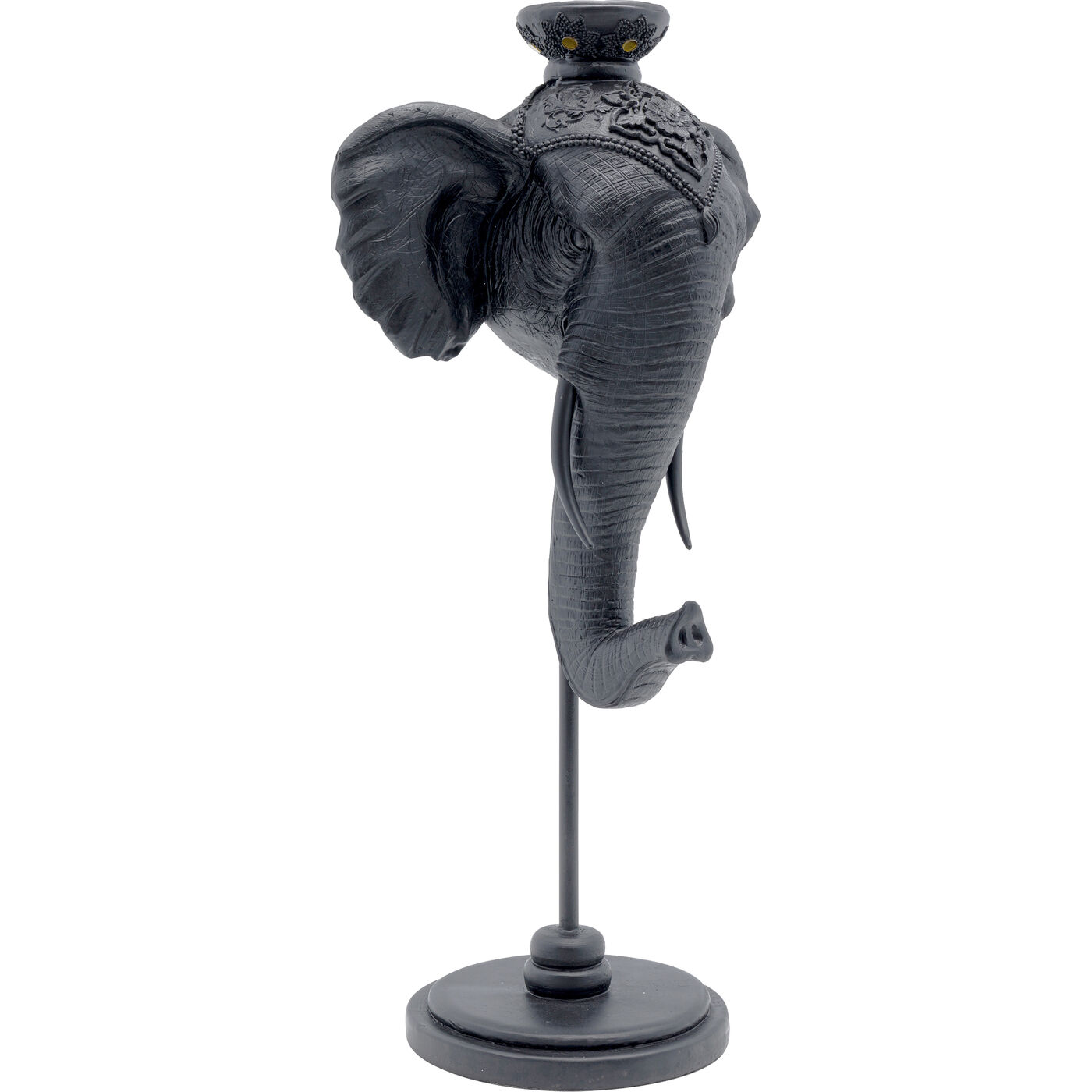 Подсвечник Elephant Head Black 49 см