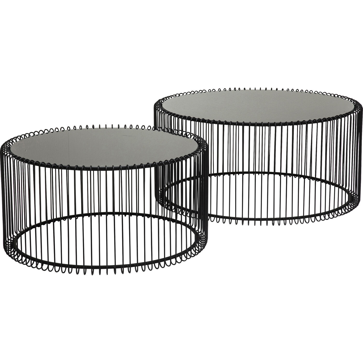 Стол кофейный Wire Black (2 шт)