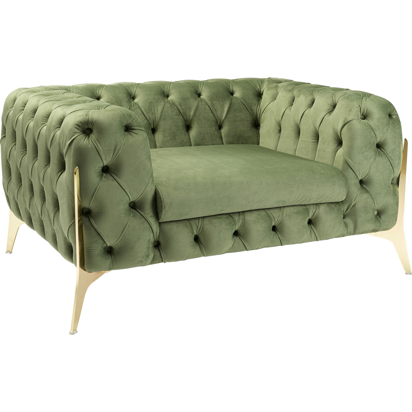 Кресло Bellissima Velvet Green 120 см