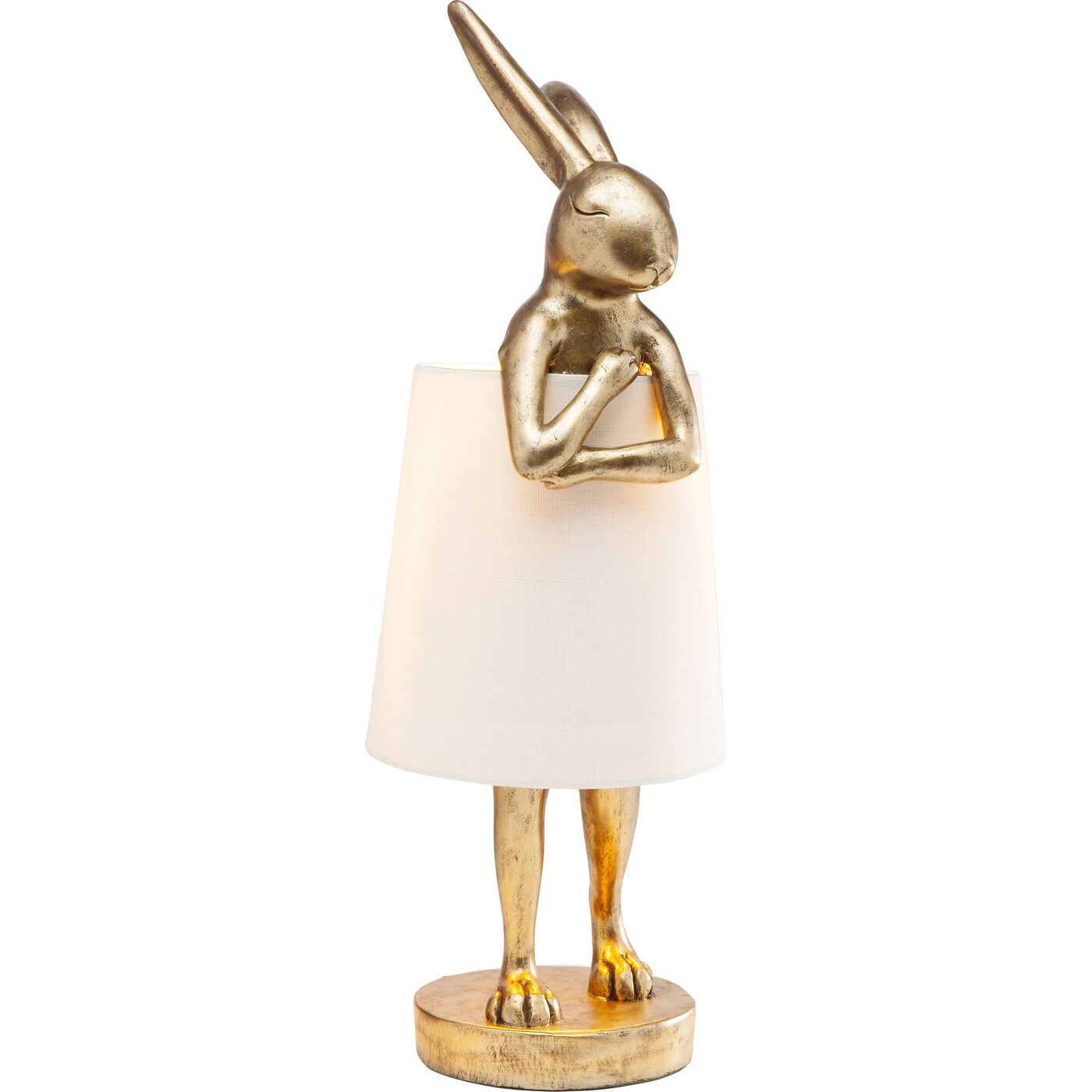 Светильник настольный Animal Rabbit Gold 68 см