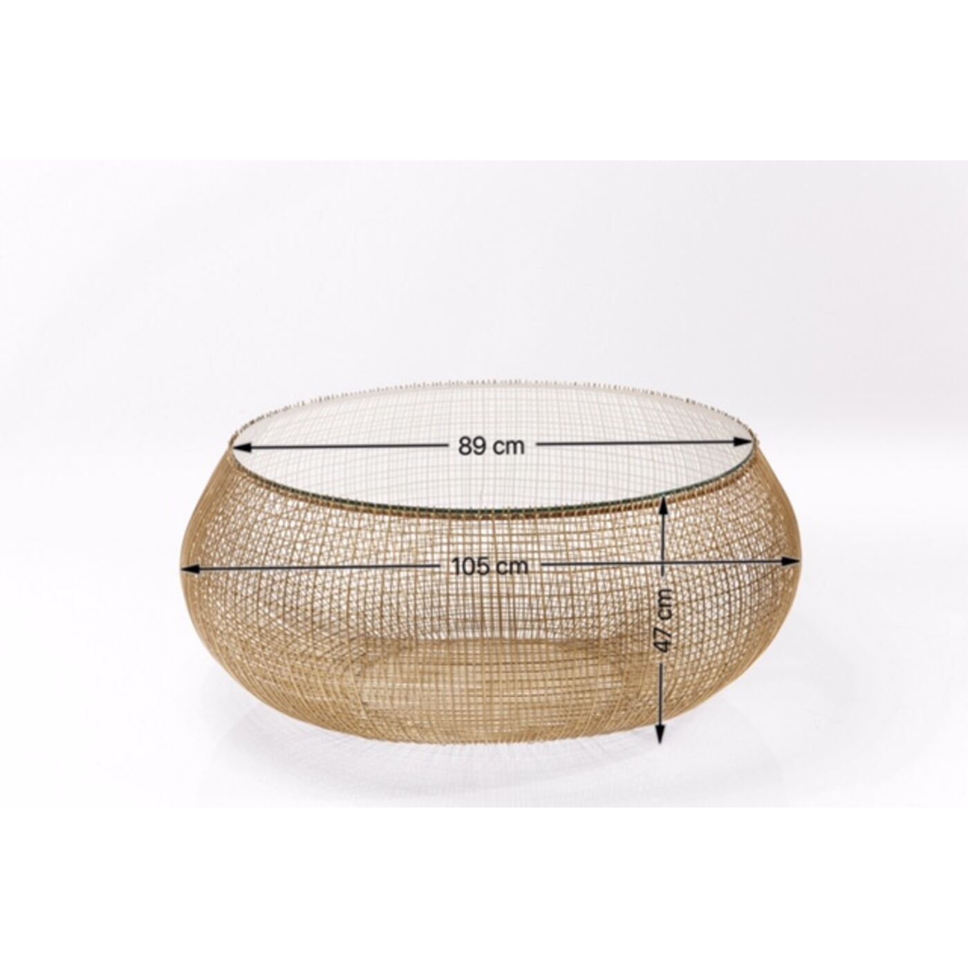 Стол кофейный Cesta Gold
