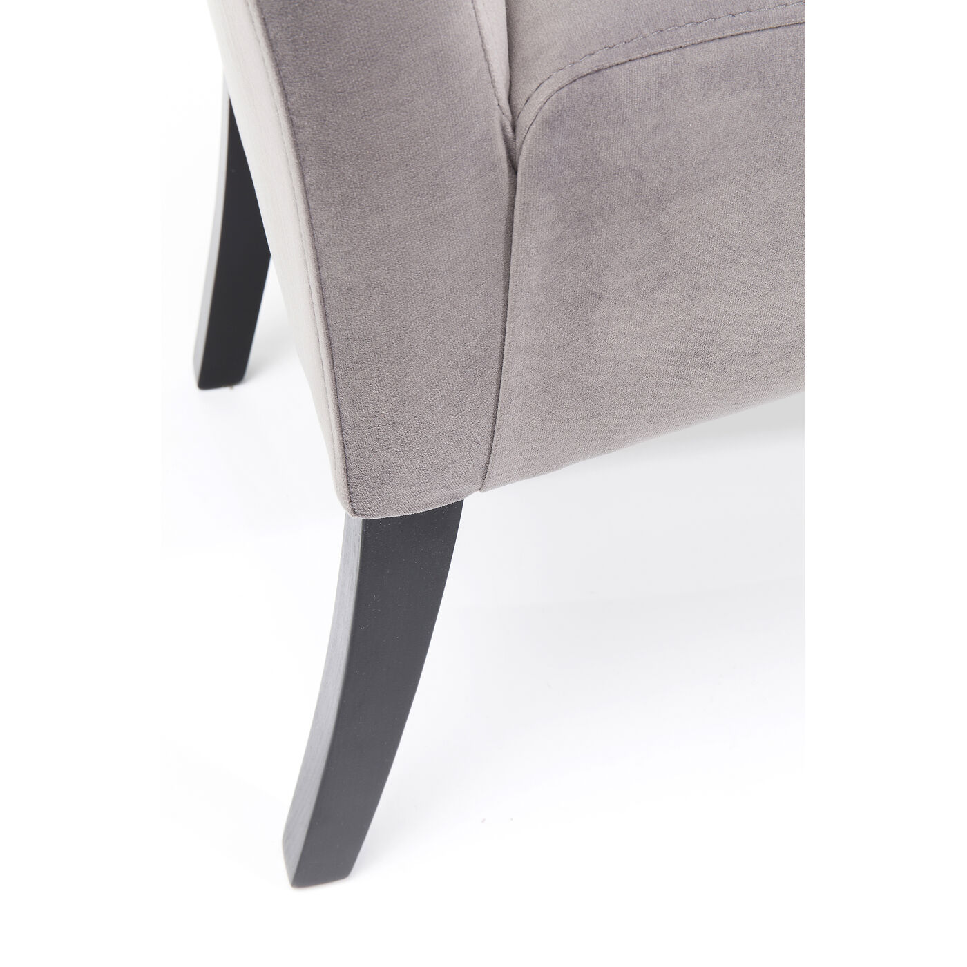 Скамья Motley Velvet Silvergrey