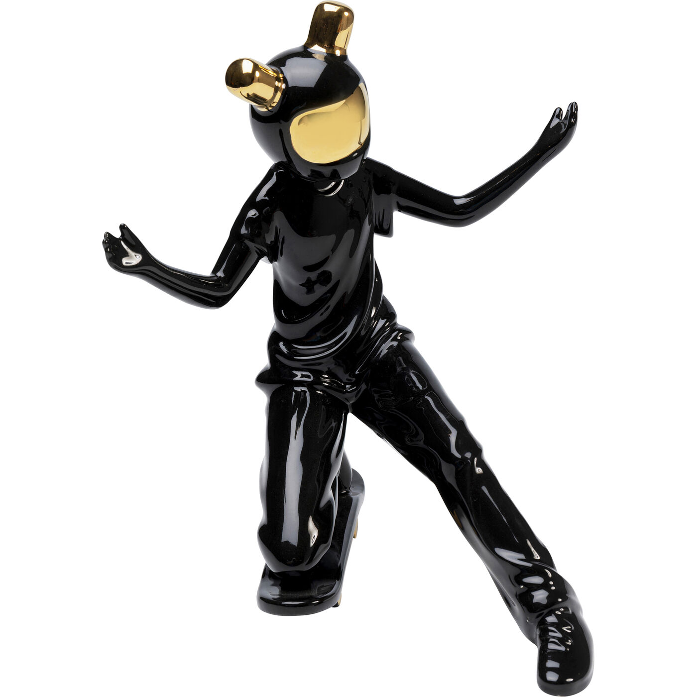 Фигура декоративная Skating Astronaut Black 21 см