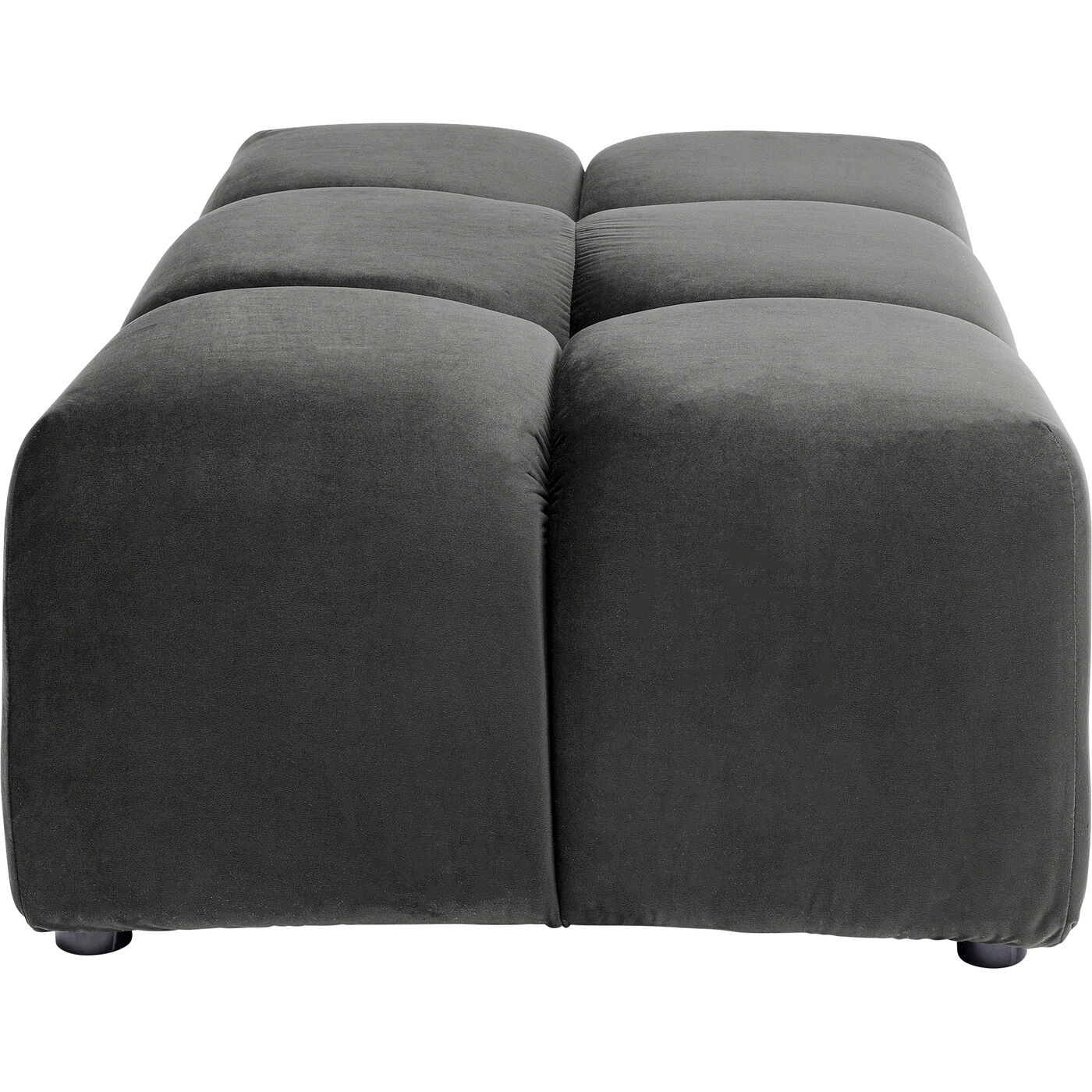 Пуф Belami Velvet Grey 105x70 см