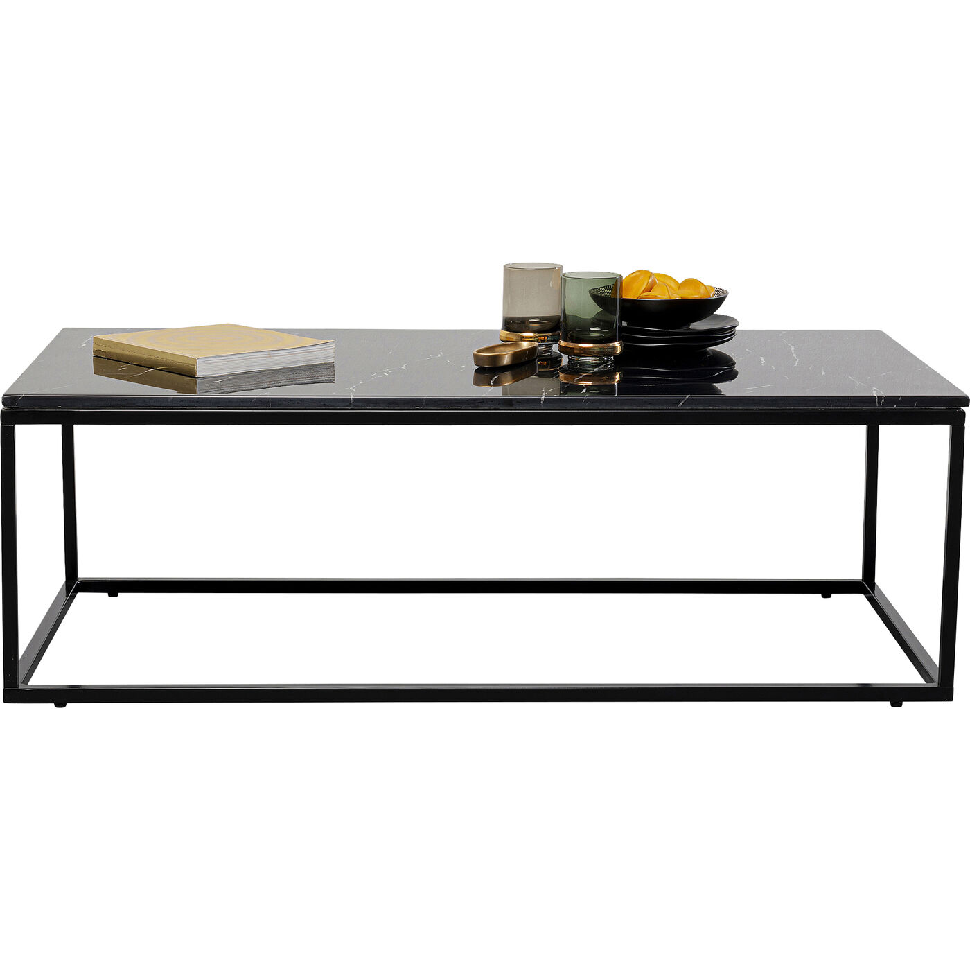 Стол кофейный Key West Marble Black 120x60 см