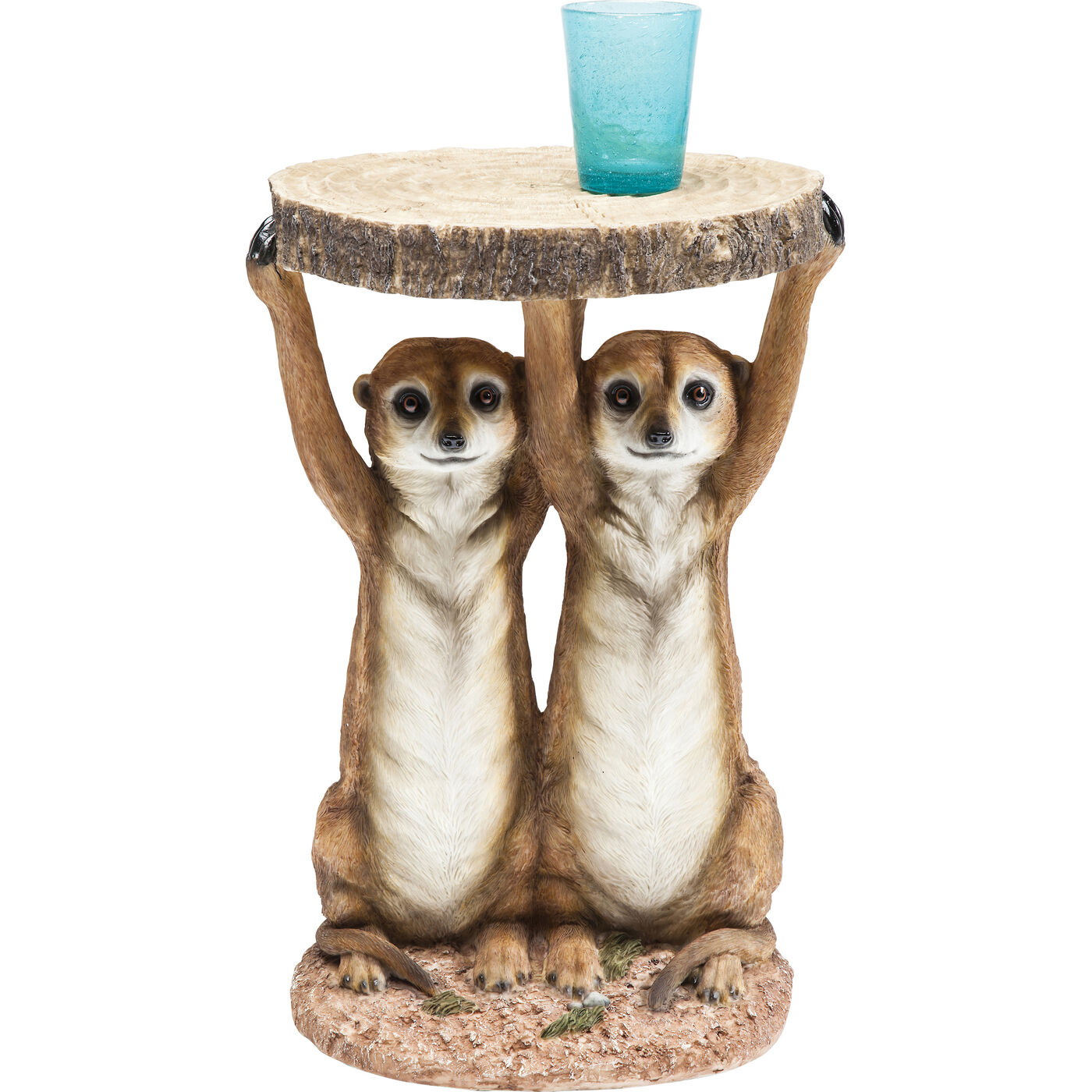 Стол приставной Animal Meerkat Sisters Ø33 см