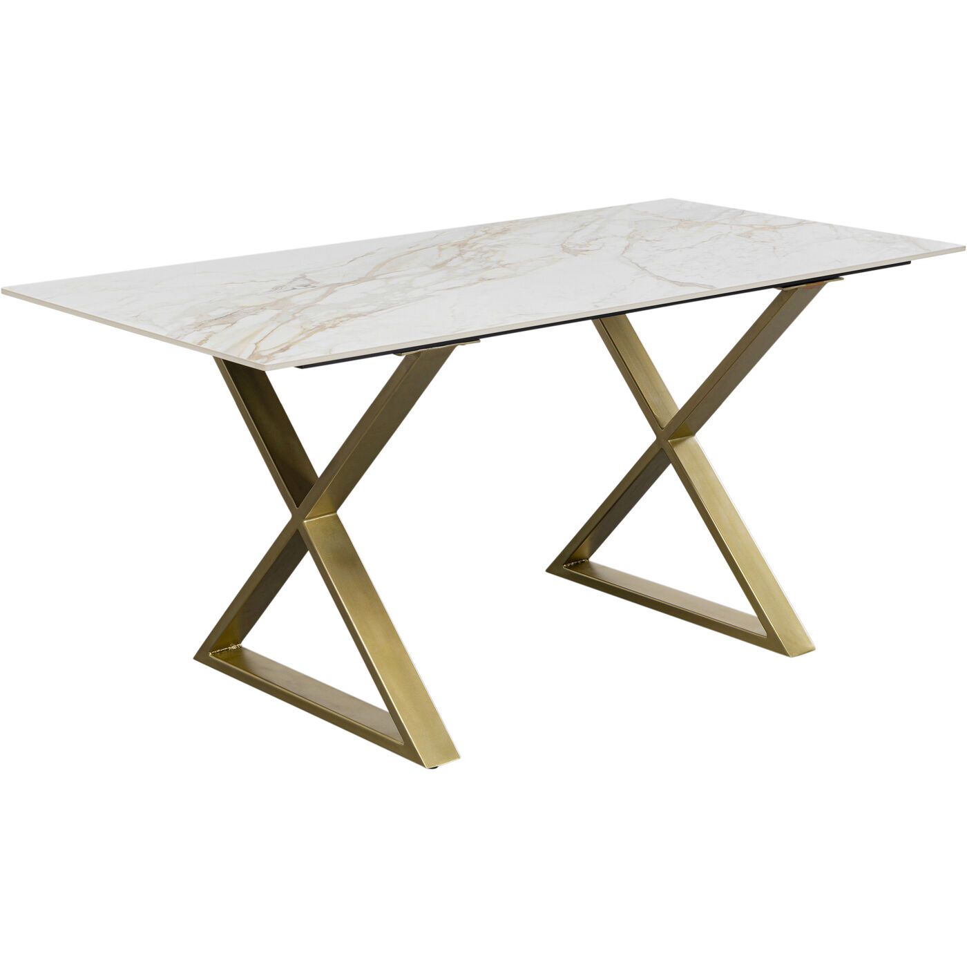 Стол обеденный Eternity Cross Brass160x80 см