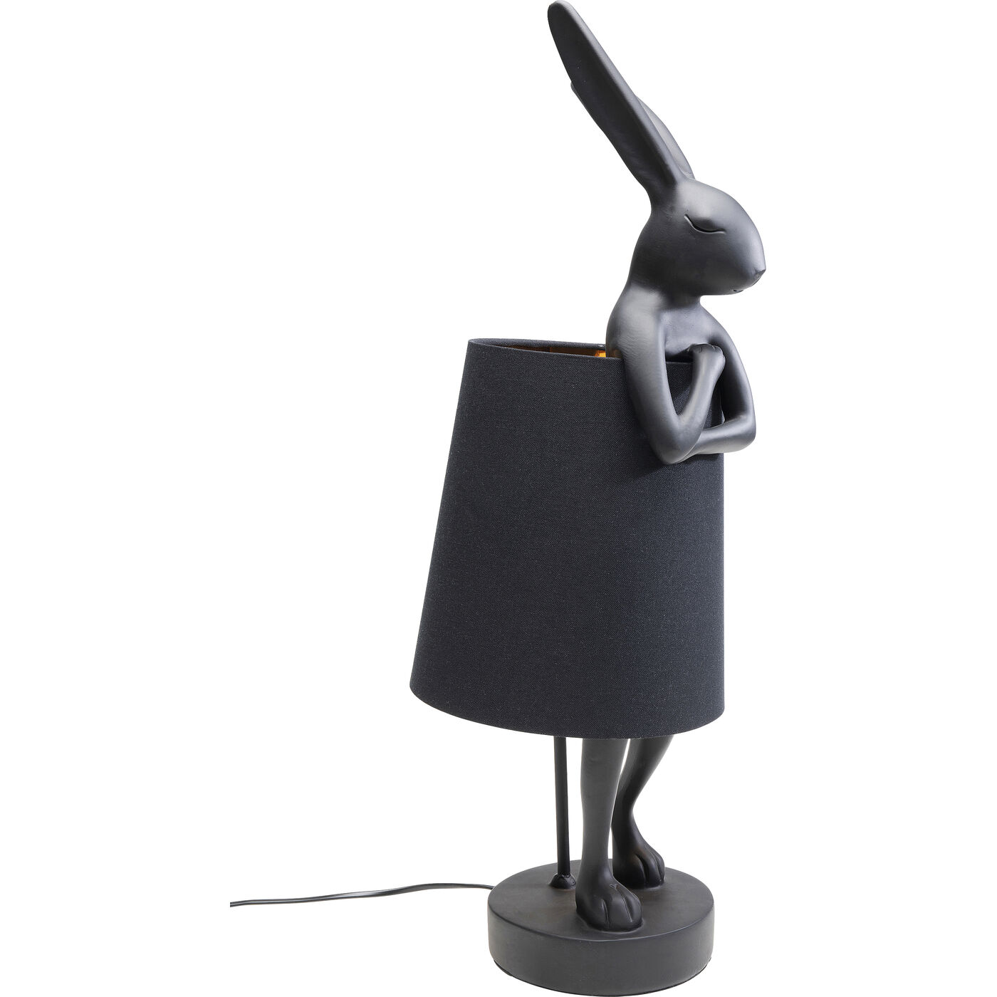Светильник настольный Animal Rabbit Matt Black 68 см