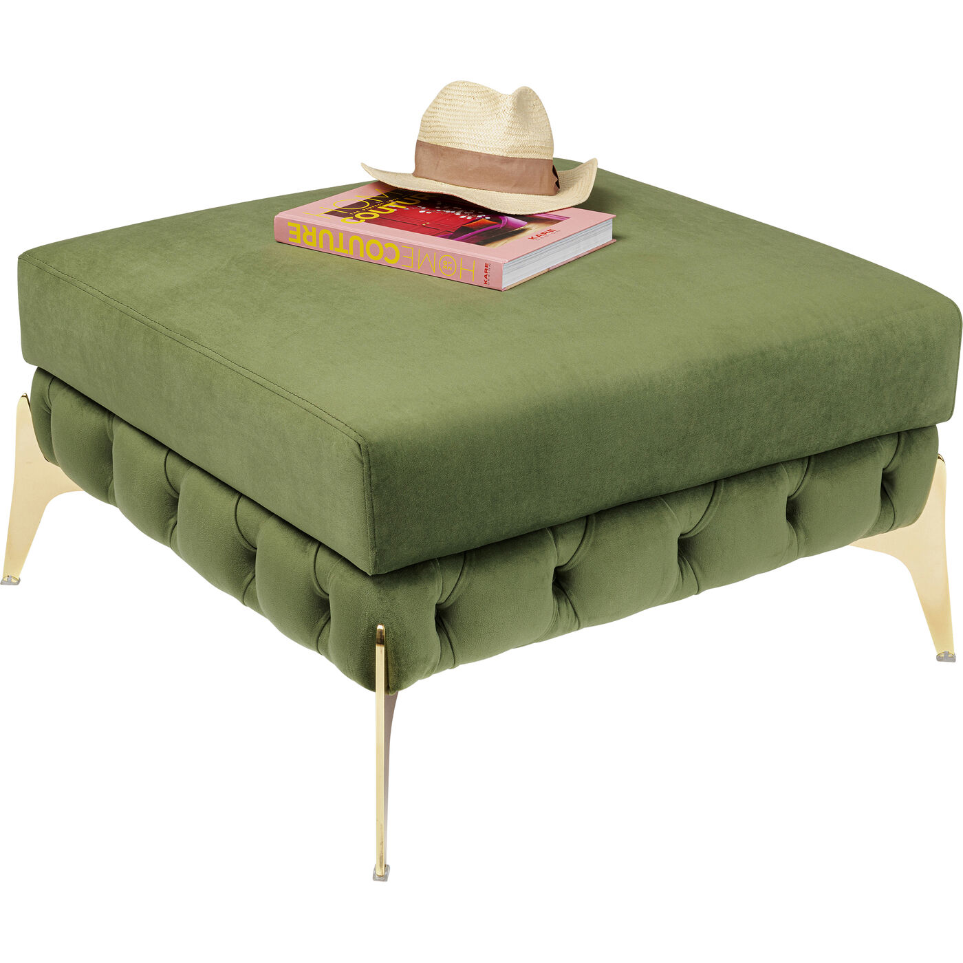 Пуф Bellissima Velvet Green 80 см