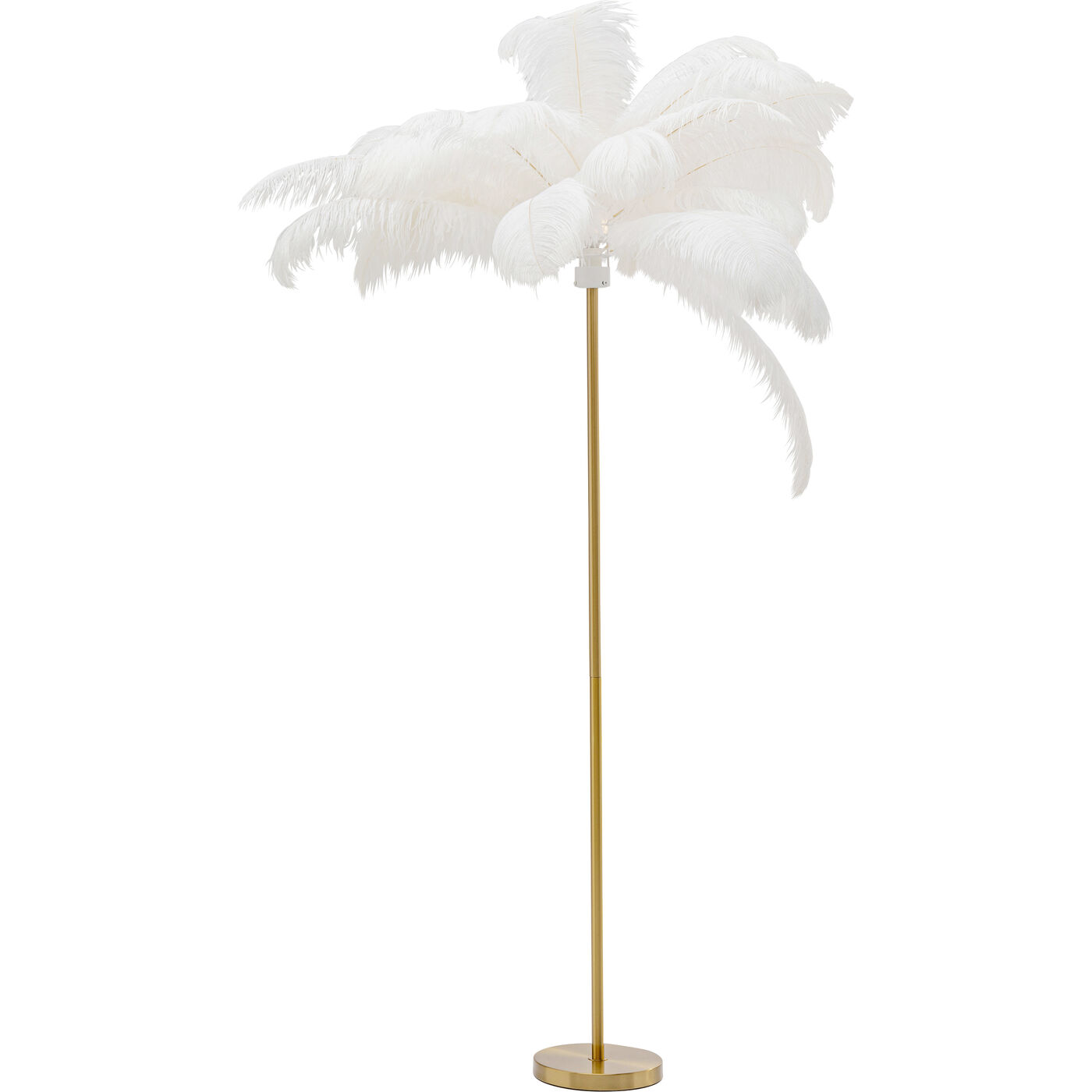 Светильник напольный Feather Palm White 165 см