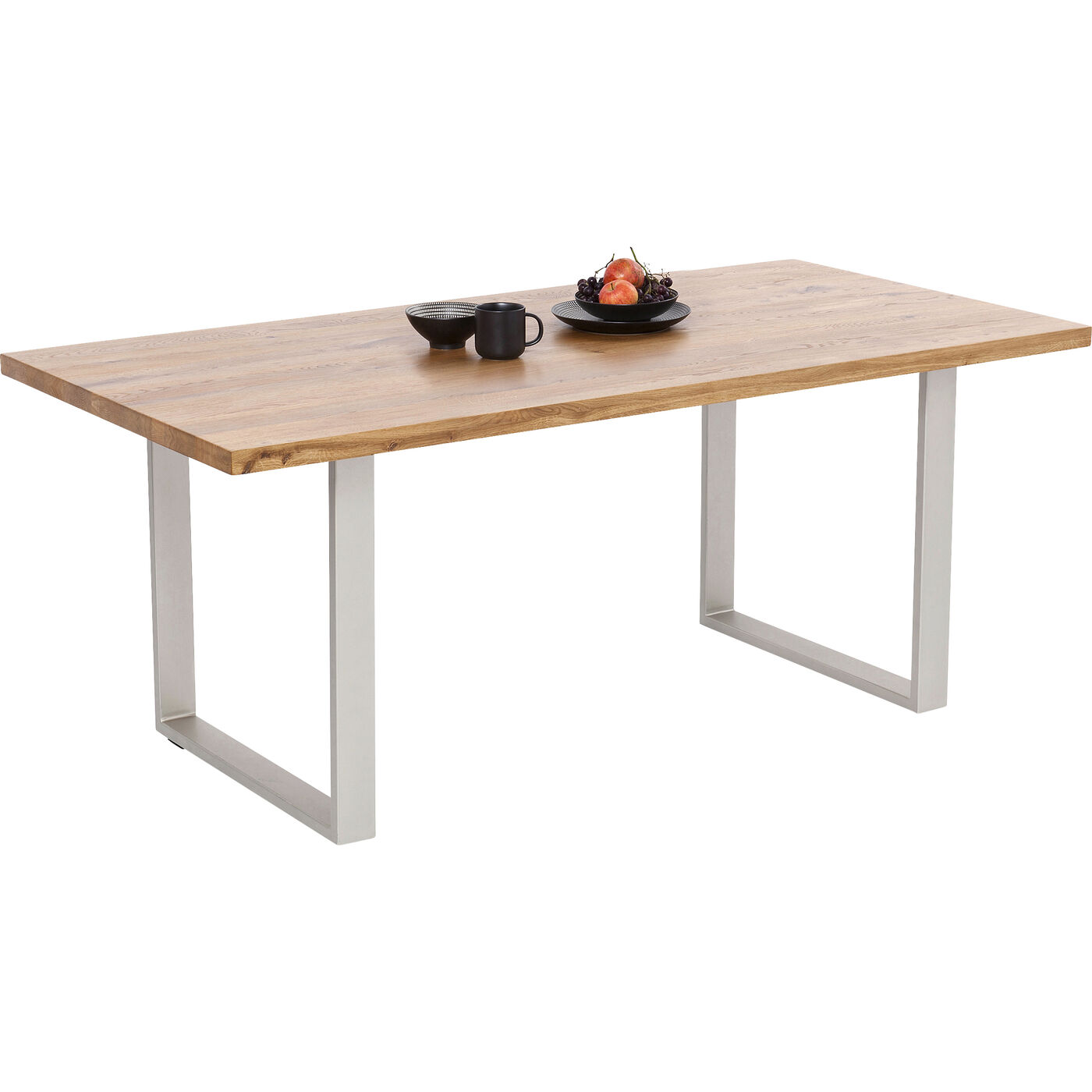Стол Jackie Oak Silver 160x80 см