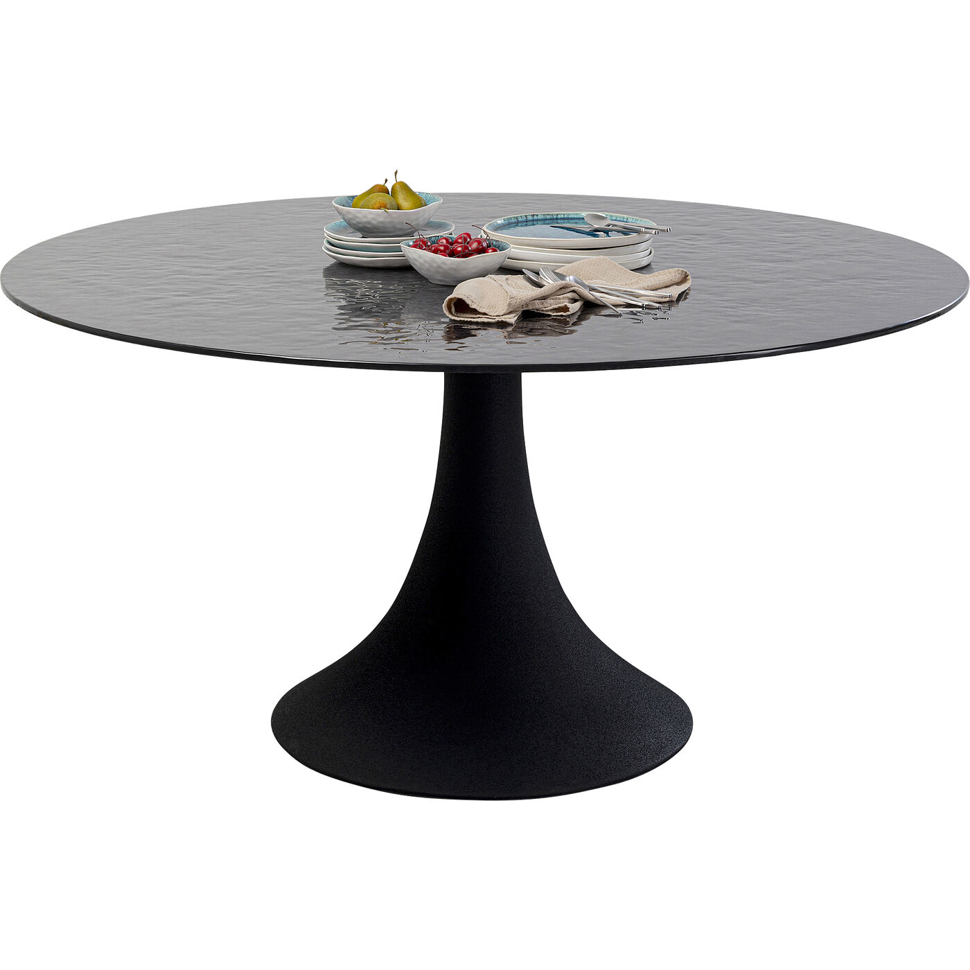 Стол Grande Possibilita Black Bubble Ø150 см