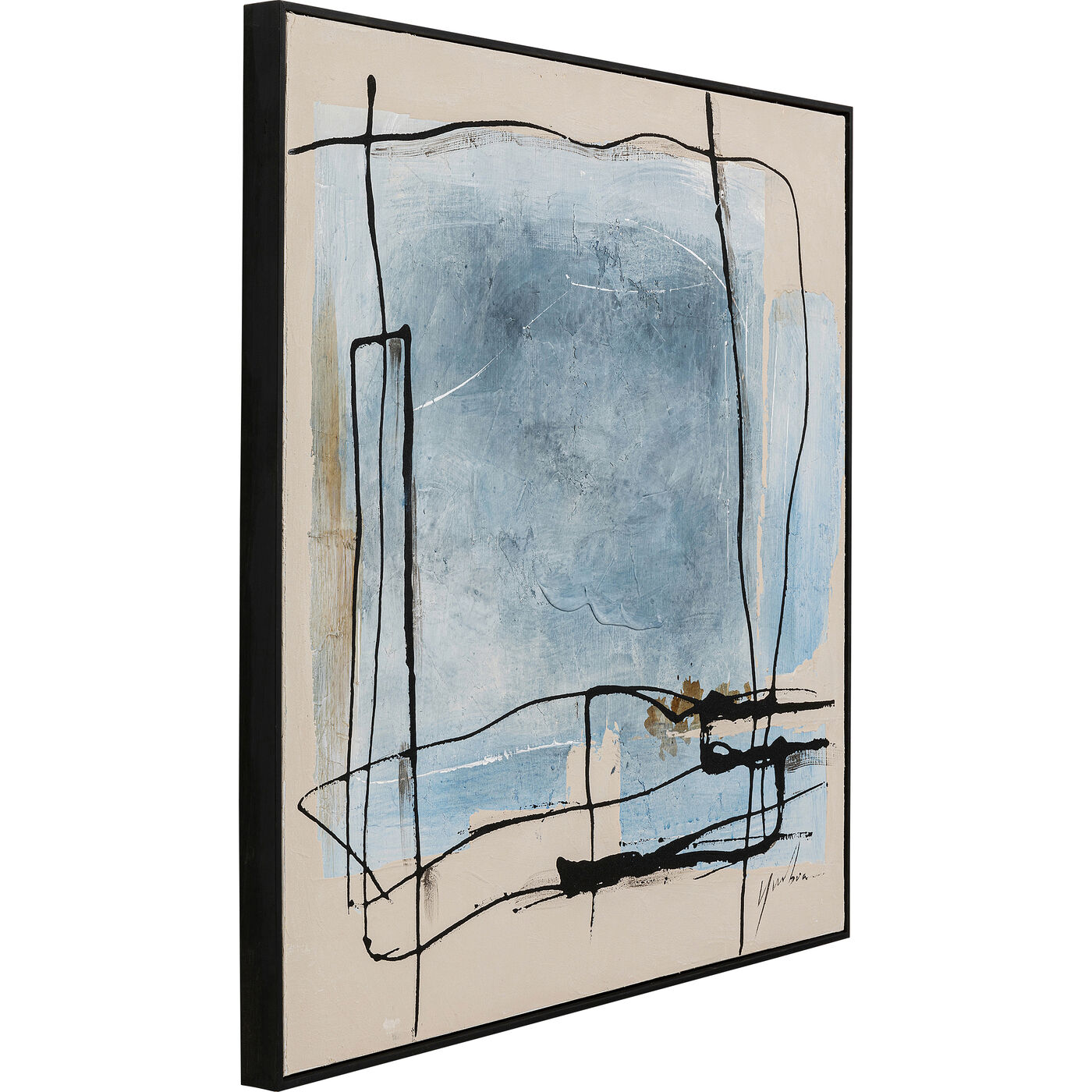 Картина в раме Dust Blue 100x100 см