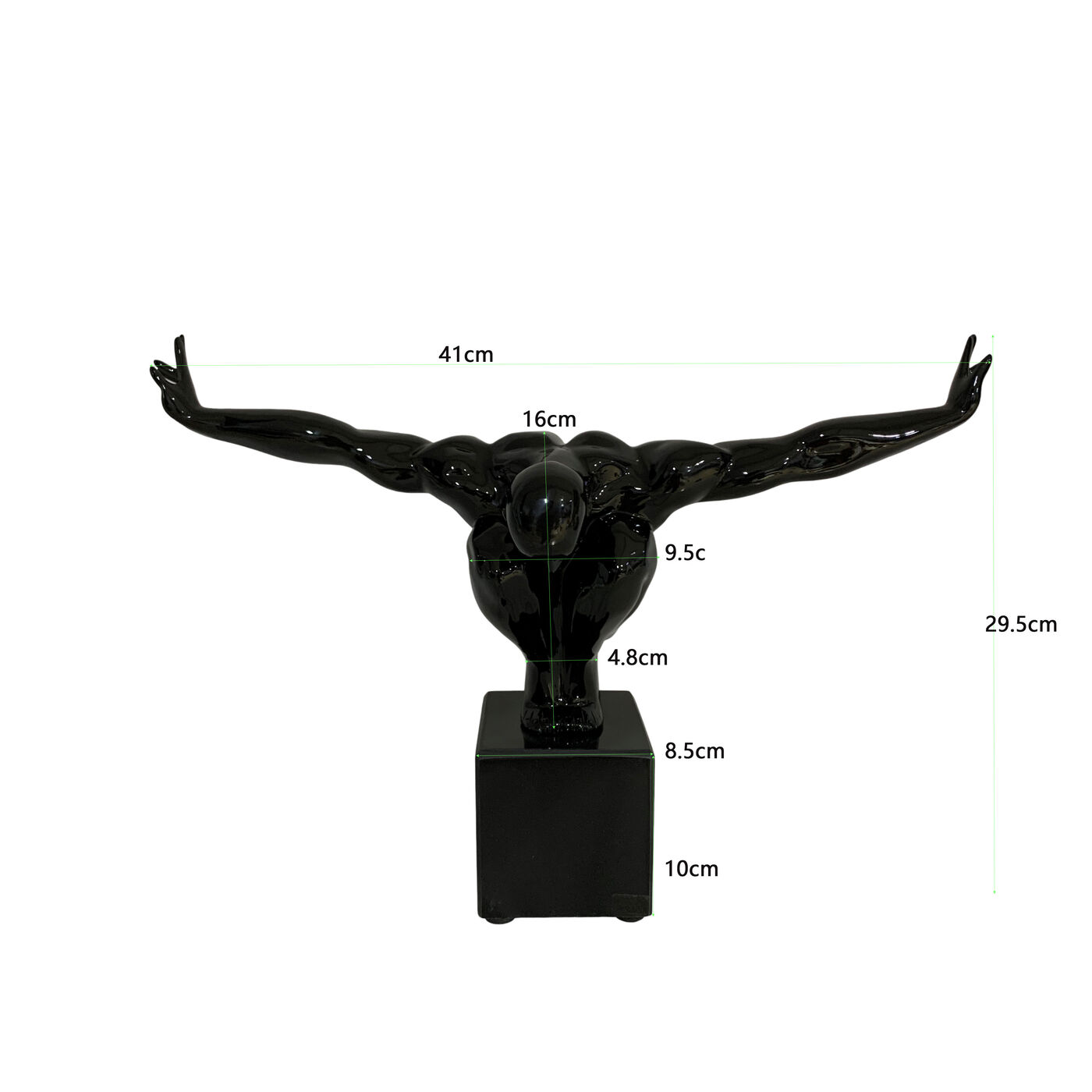 Фигура декоративная Athlet Black Small
