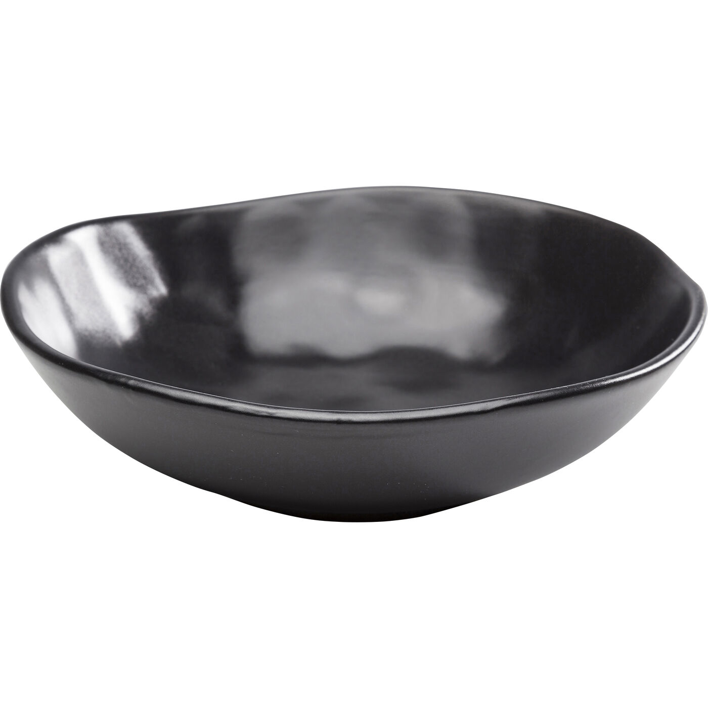 Тарелка глубокая Organic Black Ø22 см