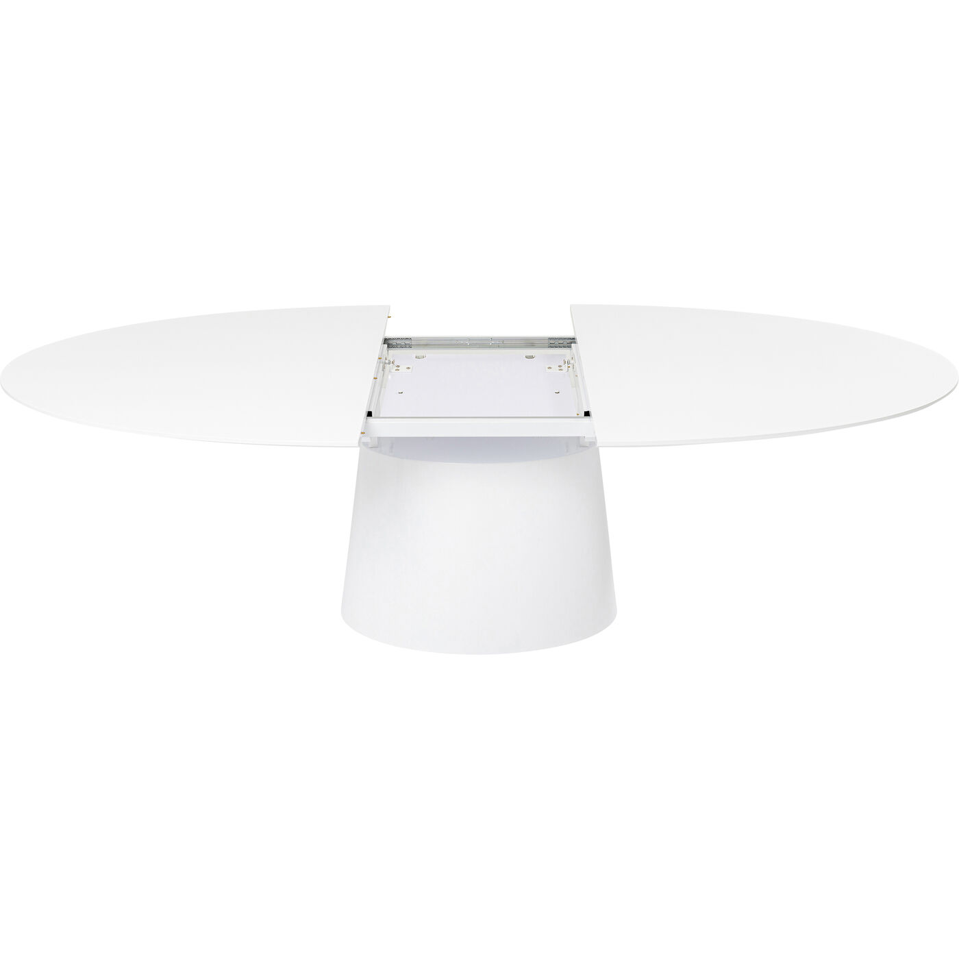 Стол раздвижной Benvenuto White Gloss200(50)x110cm