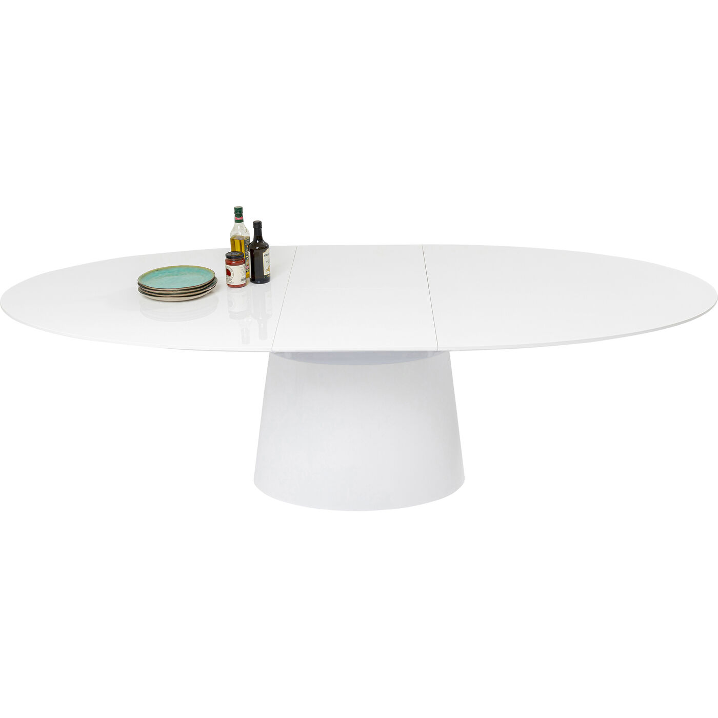 Стол раздвижной Benvenuto White Gloss200(50)x110cm