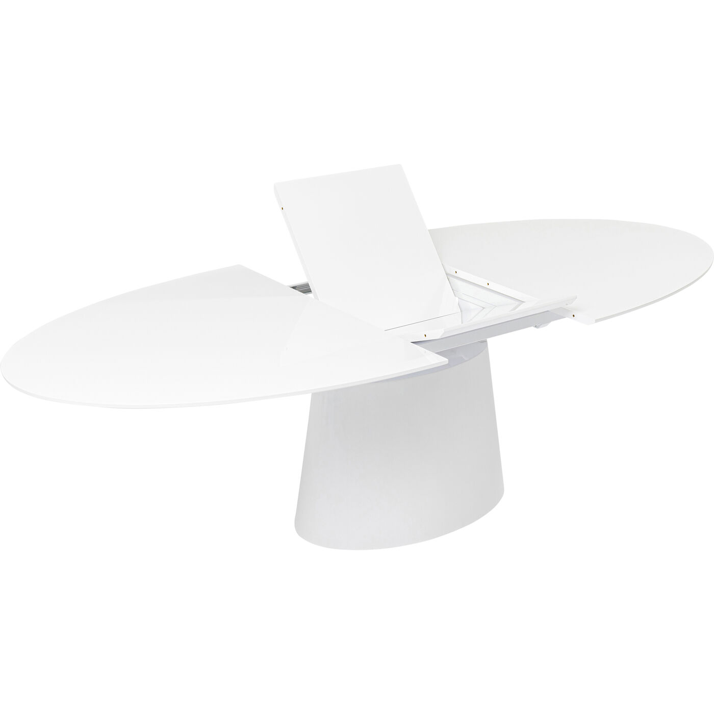 Стол раздвижной Benvenuto White Gloss200(50)x110cm