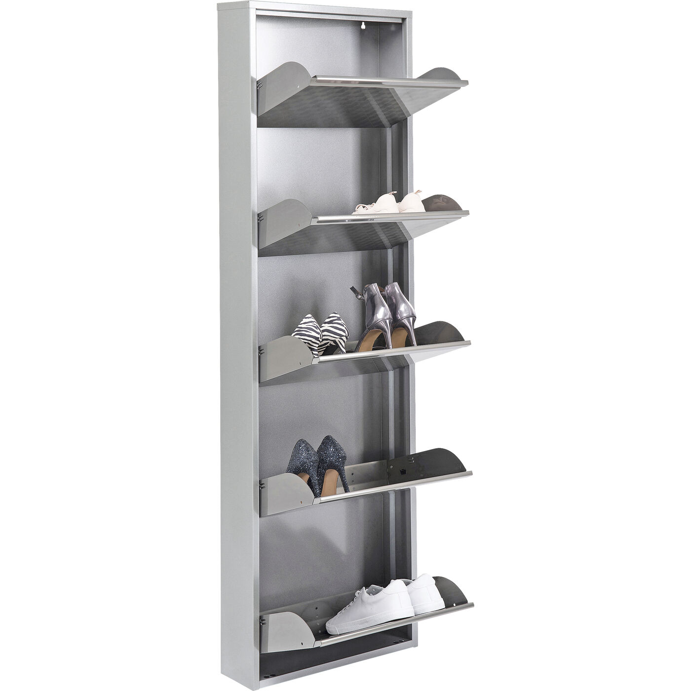 Полка для обуви Caruso 5 Silver brushed