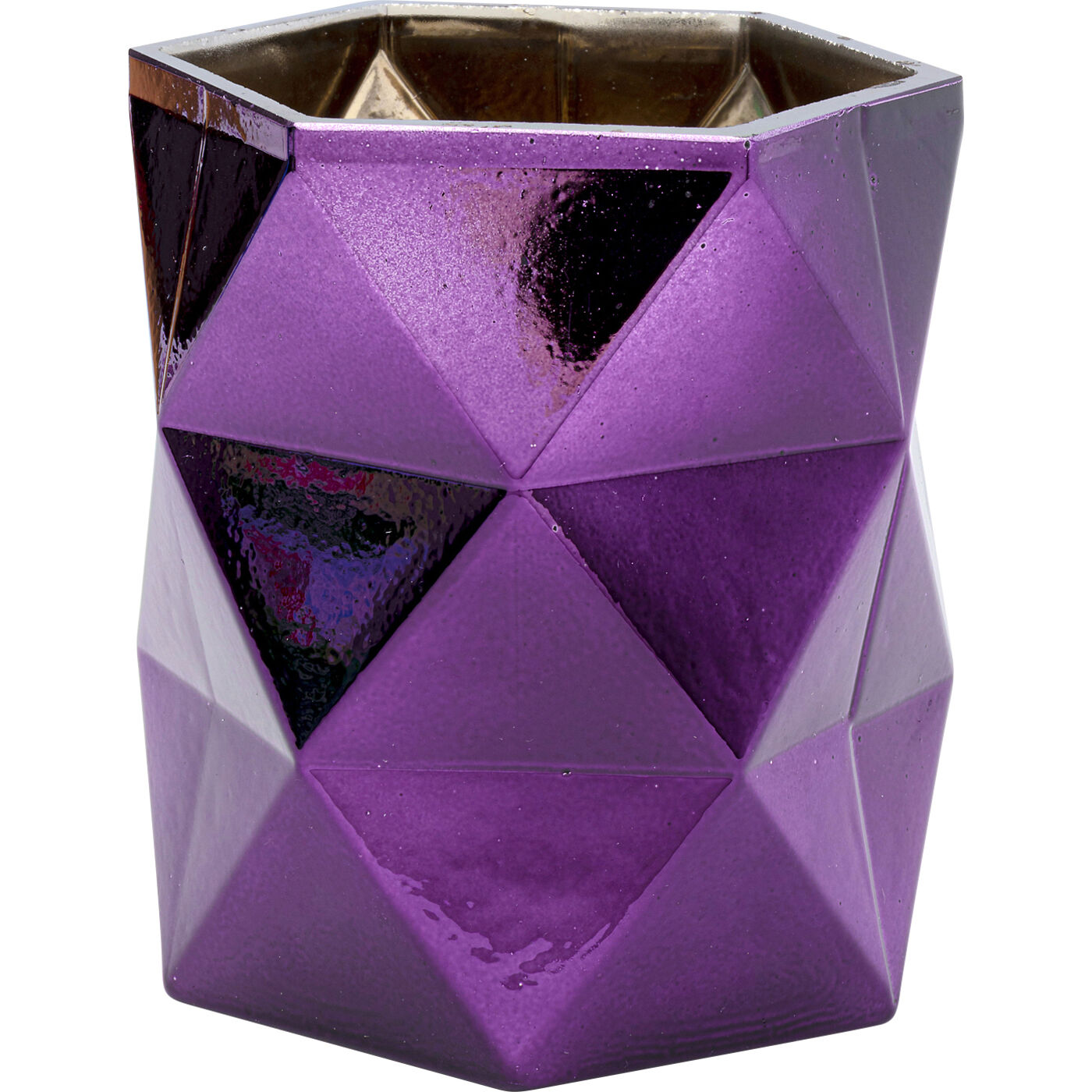 Подсвечник Rhomb Purple 11 см