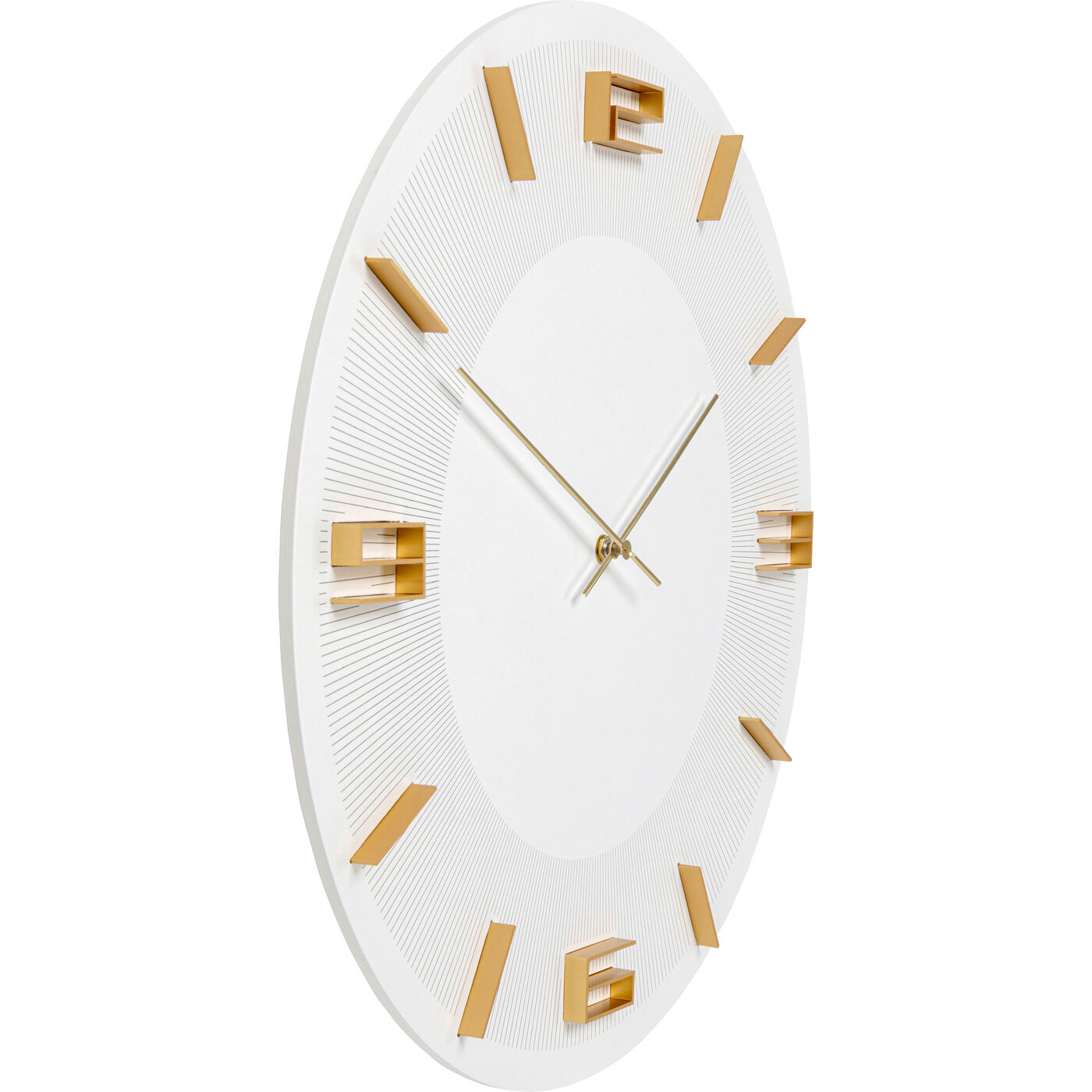 Часы настенные Leonardo White/Gold