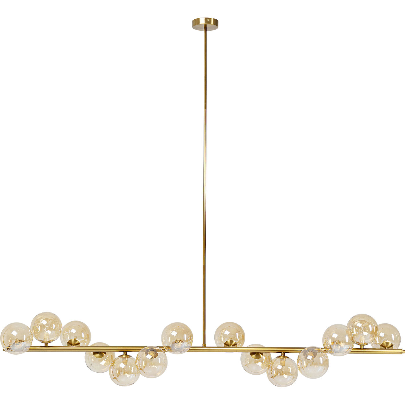 Светильник подвесной Scala Balls Brass 150 см