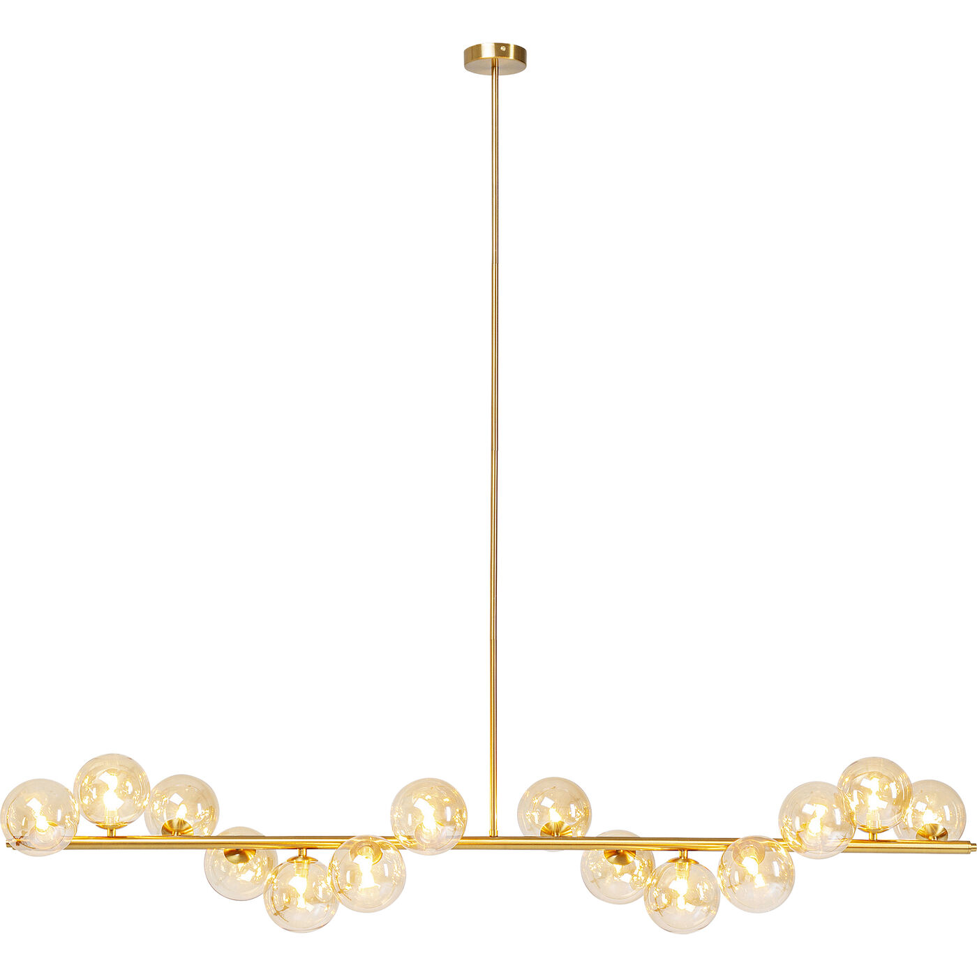 Светильник подвесной Scala Balls Brass 150 см