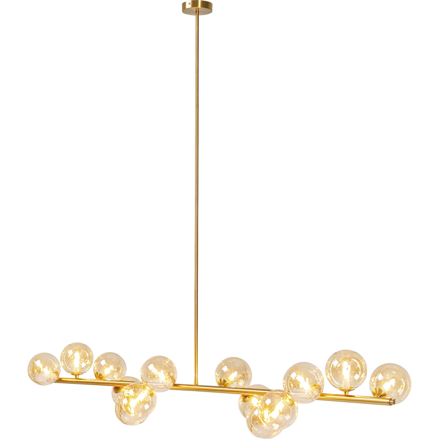Светильник подвесной Scala Balls Brass 150 см