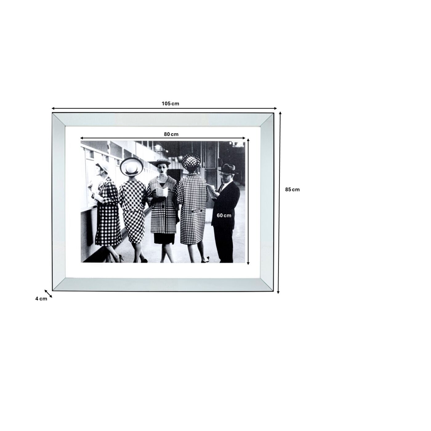 Картина в раме Book Club 85x105 см