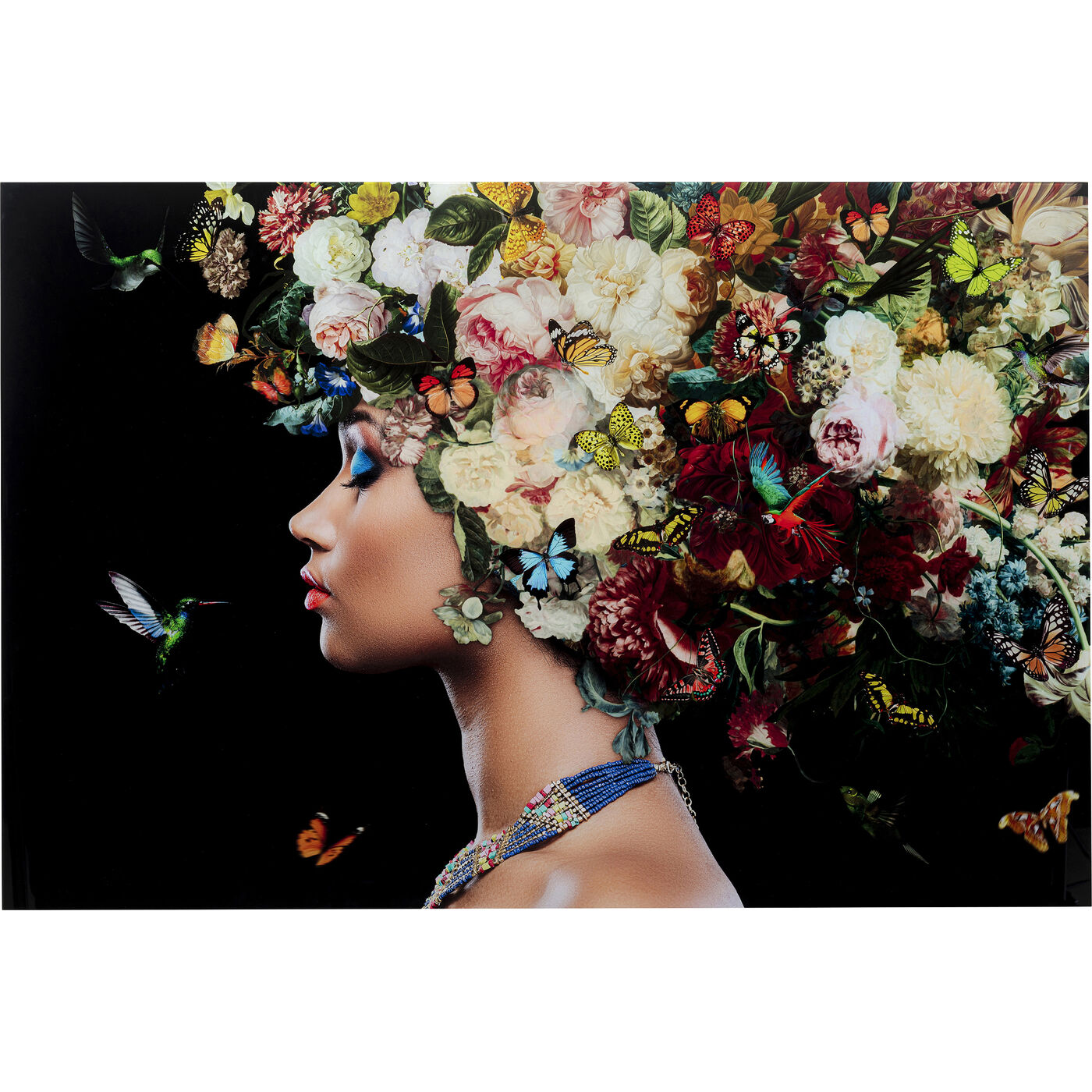 Картина стеклянная Bunch of Flowers 150x100 см