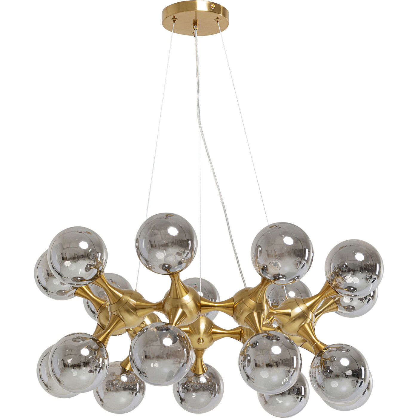 Светильник подвесной Atomic Balls Brass Ø74 см