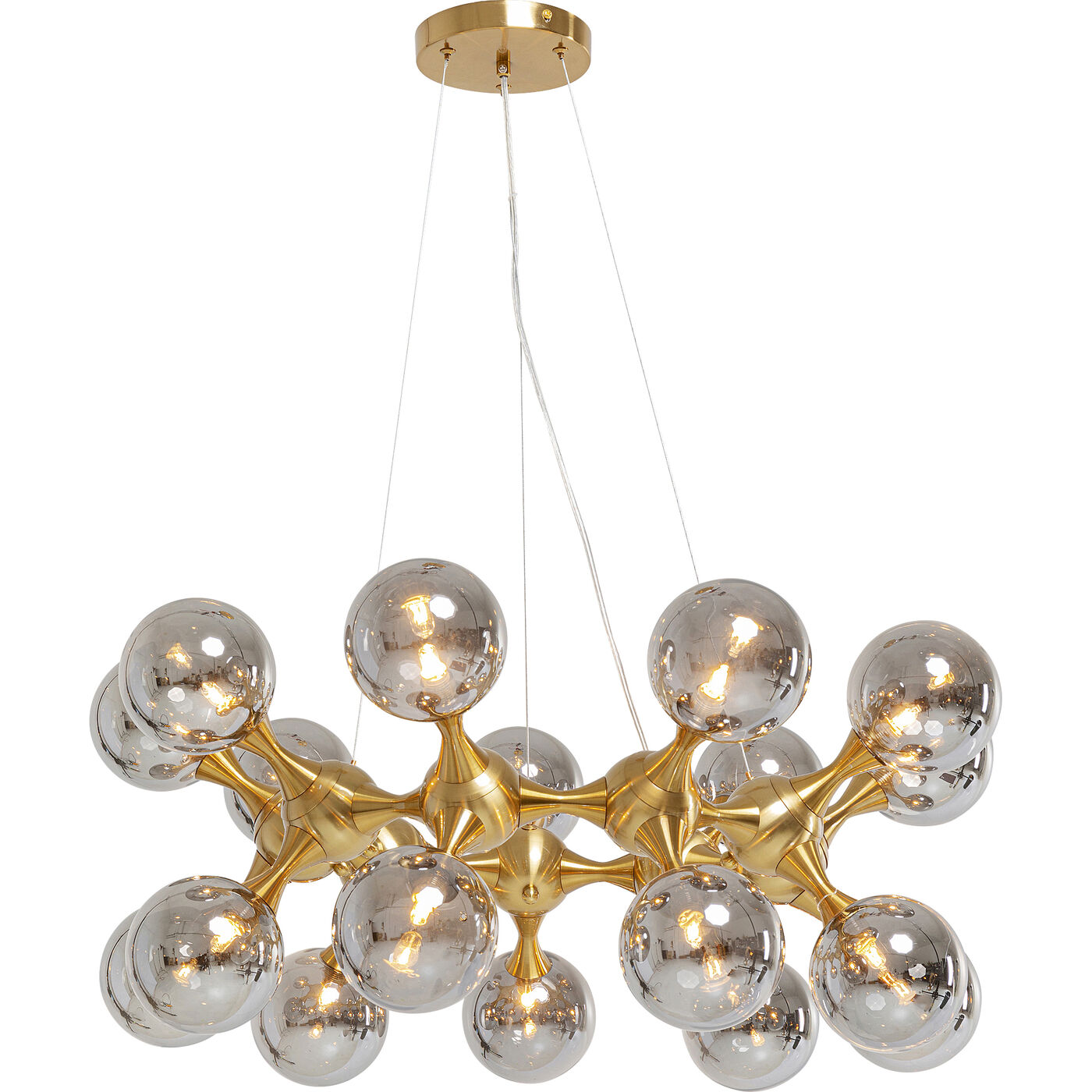 Светильник подвесной Atomic Balls Brass Ø74 см