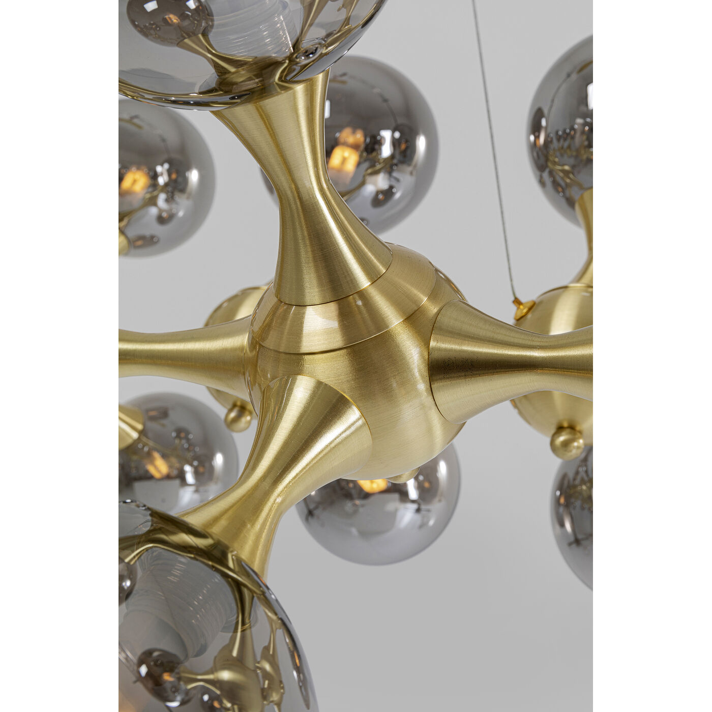 Светильник подвесной Atomic Balls Brass 140 см