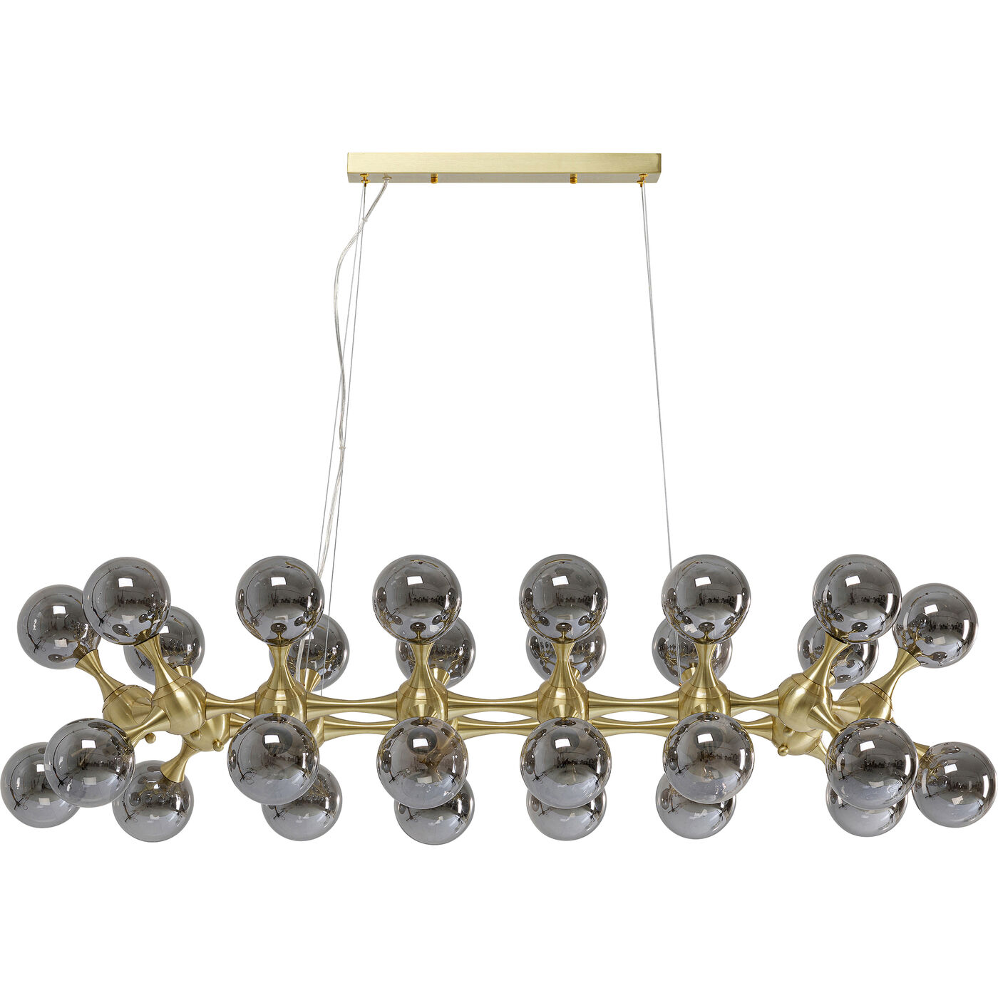 Светильник подвесной Atomic Balls Brass 140 см