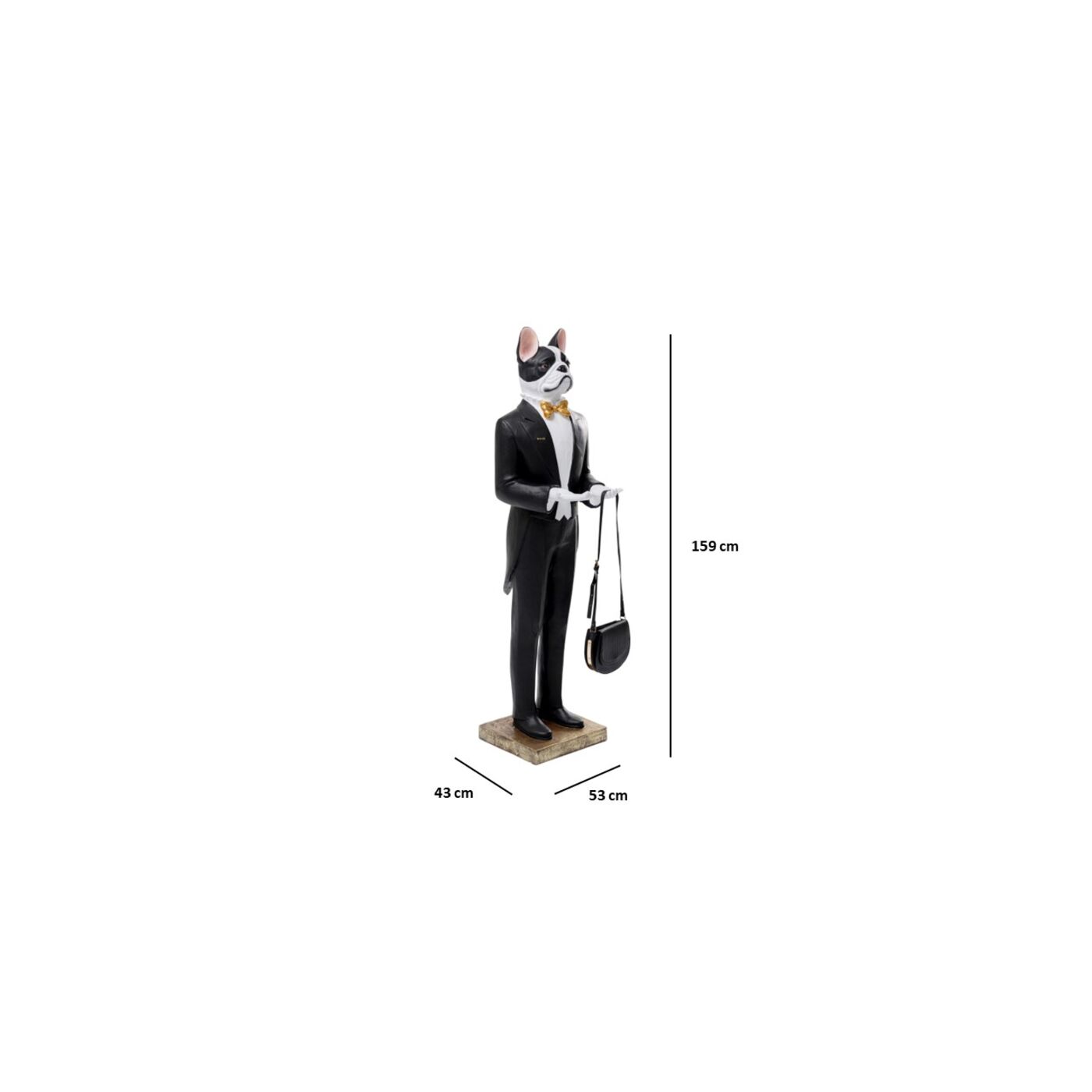 Фигура декоративная Butler Dog Alfred 160 см