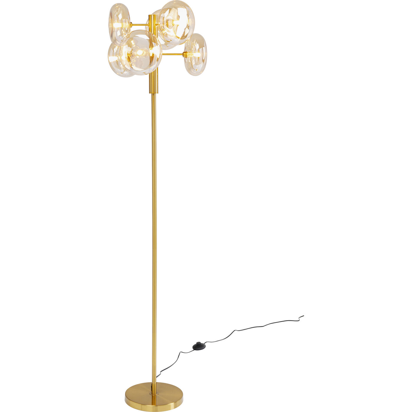 Светильник напольный Headlight Brass 163 см