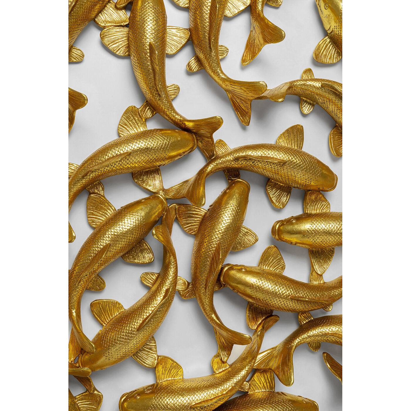 Объект настенный School of Koi Gold Ø160 см