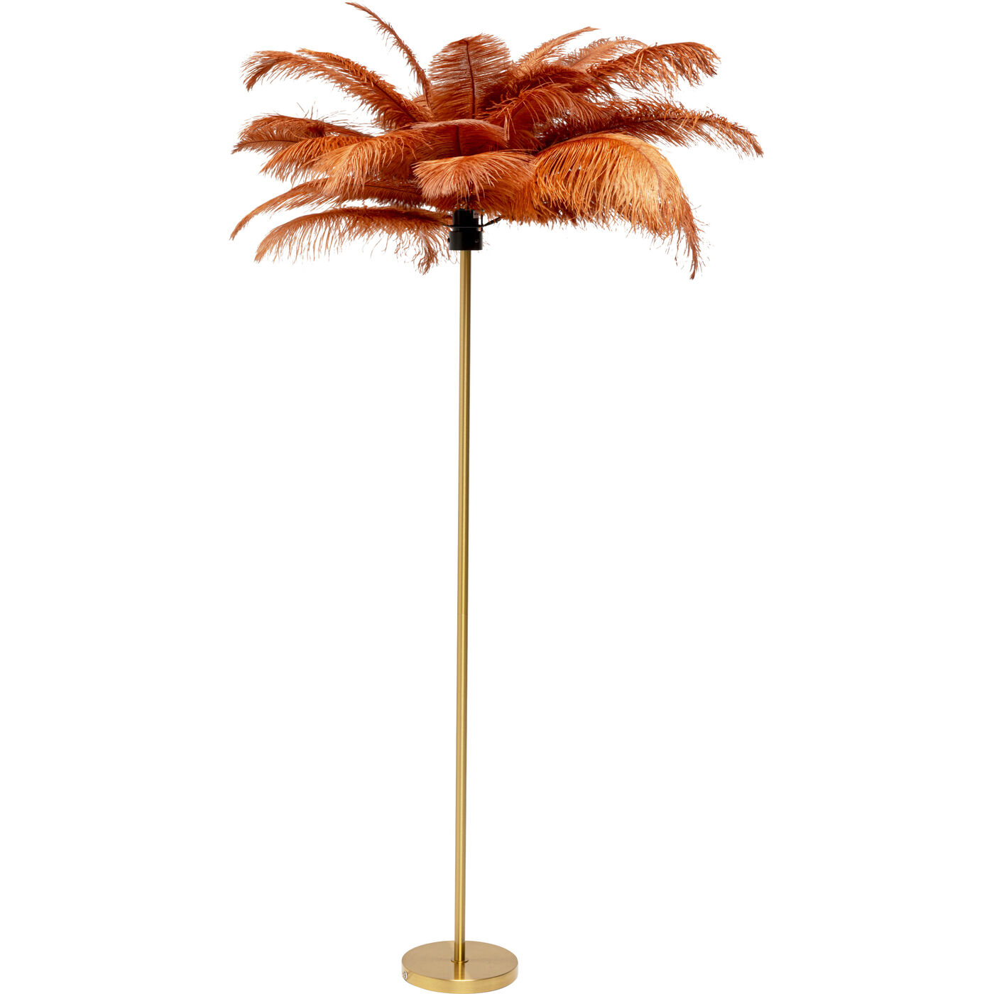 Светильник напольный Feather Palm Brown 165 см