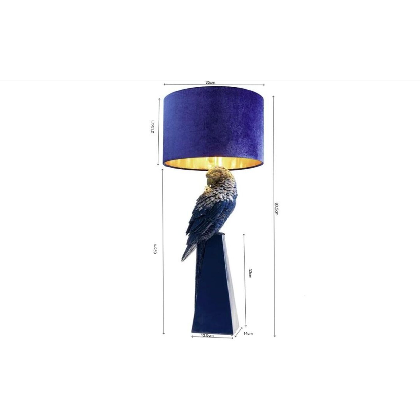 Светильник настольный Parrot Blue