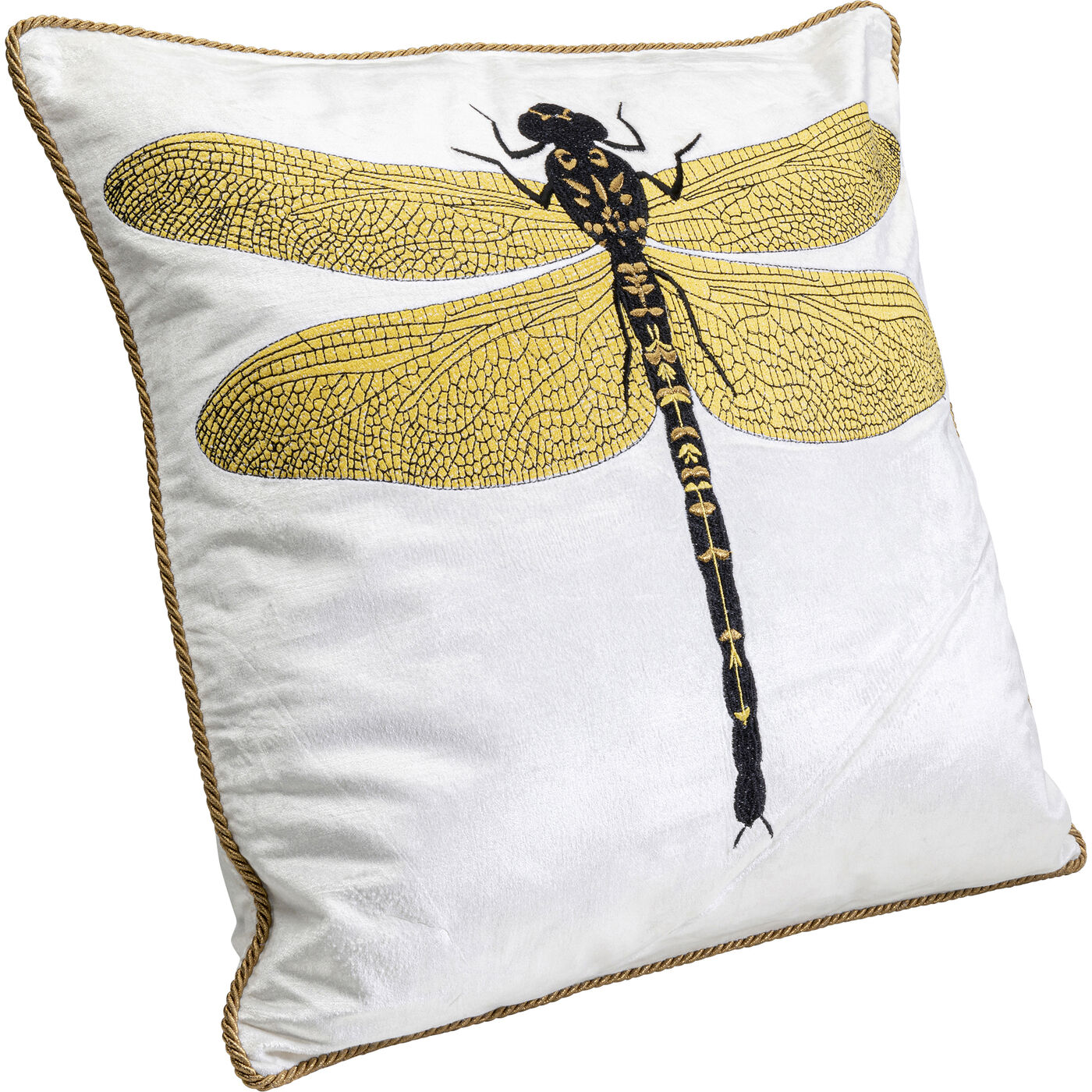 Подушка Glitter Dragonfly White 40x40 см