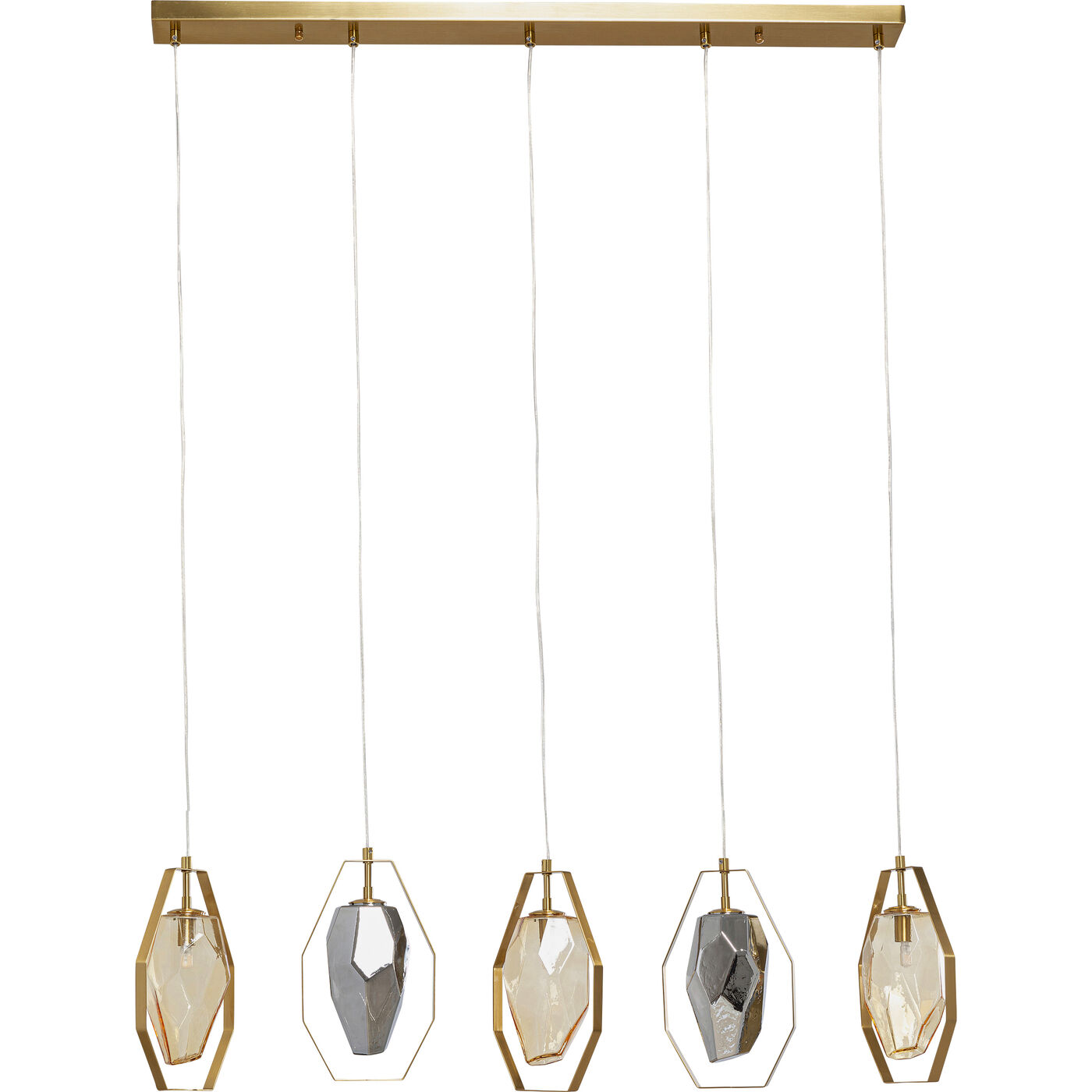 Светильник подвесной Diamond Fever Dining Brass 110 см