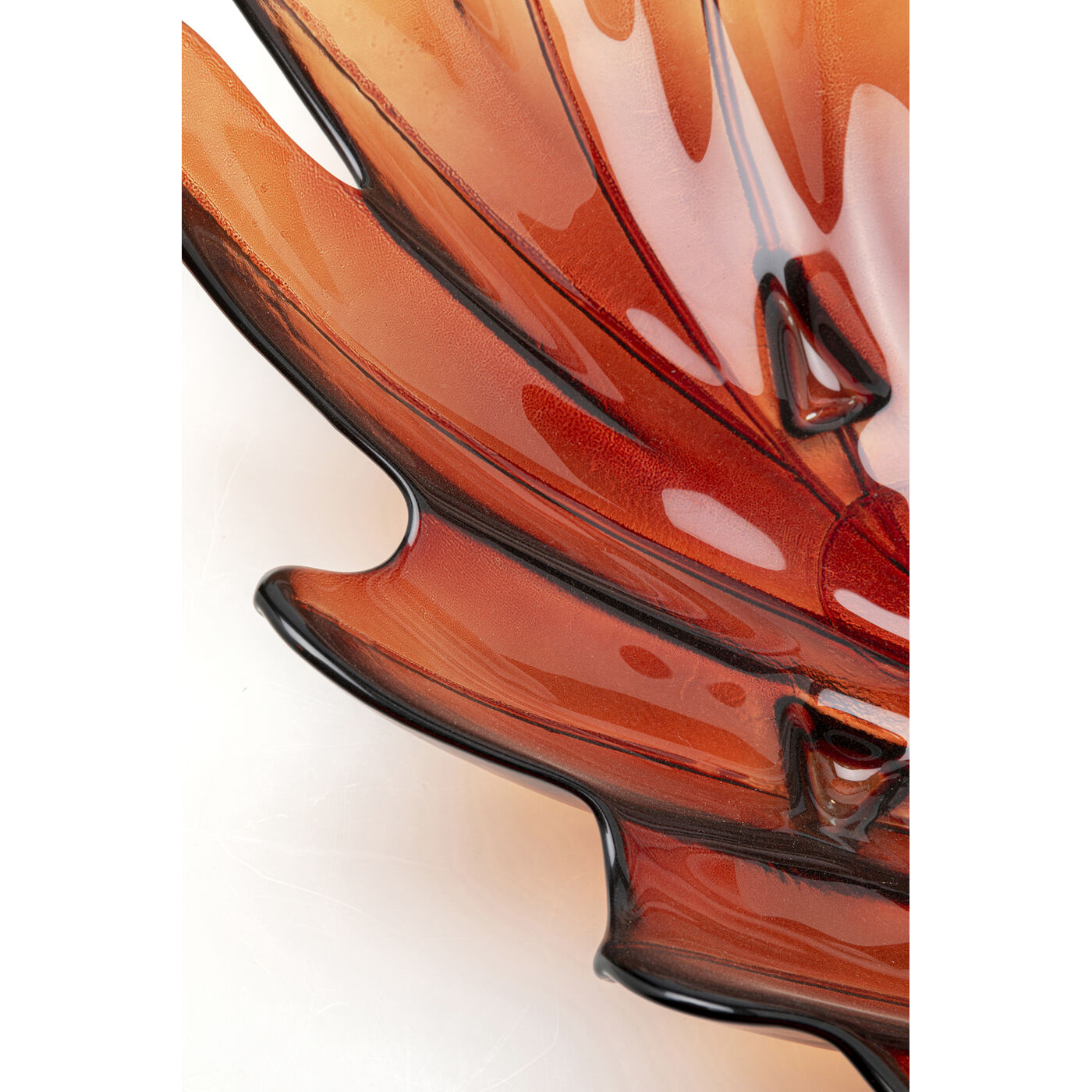 Миска декоративная Leaf Red 11 см