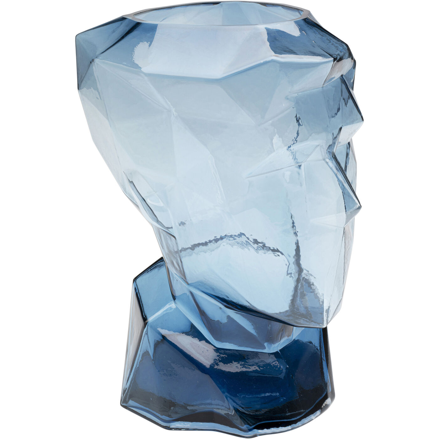 Ваза Prisma Face Blue 30 см