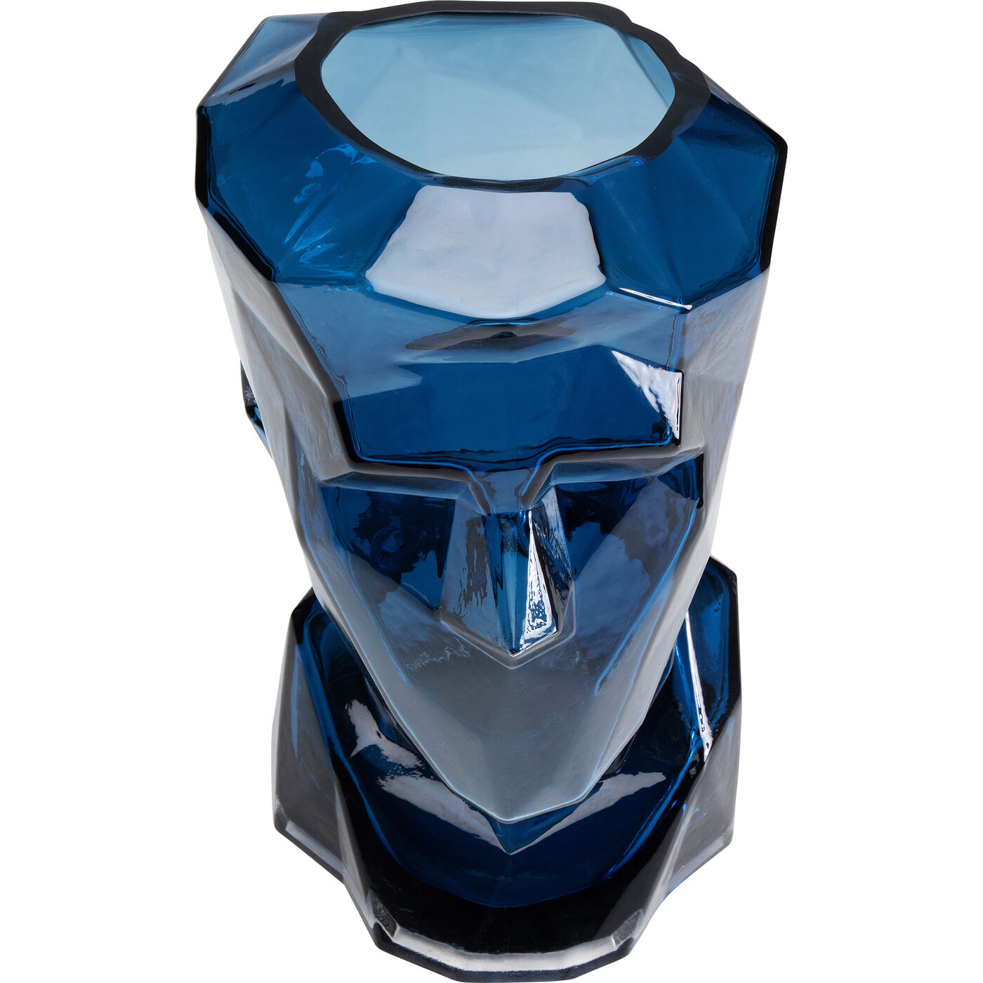 Ваза Prisma Face Blue 30 см