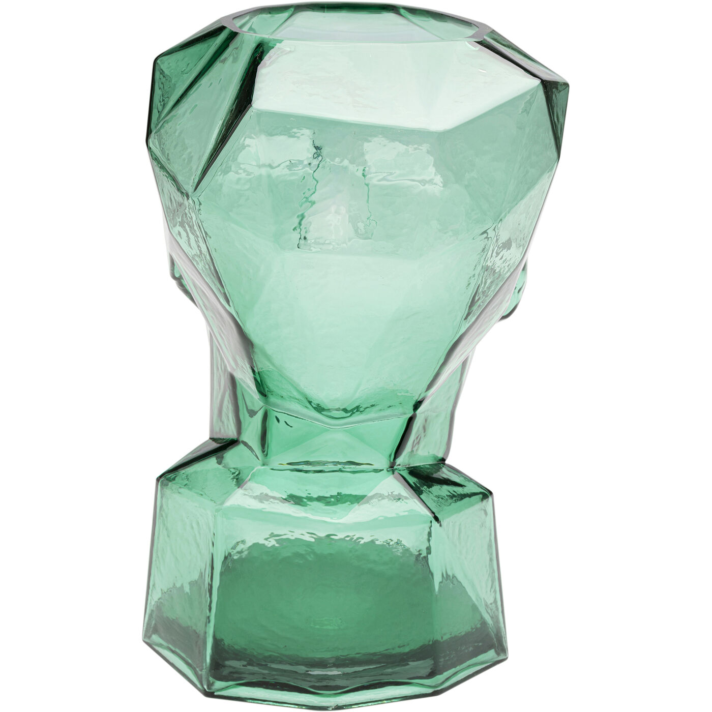 Ваза Prisma Face Green 30 см