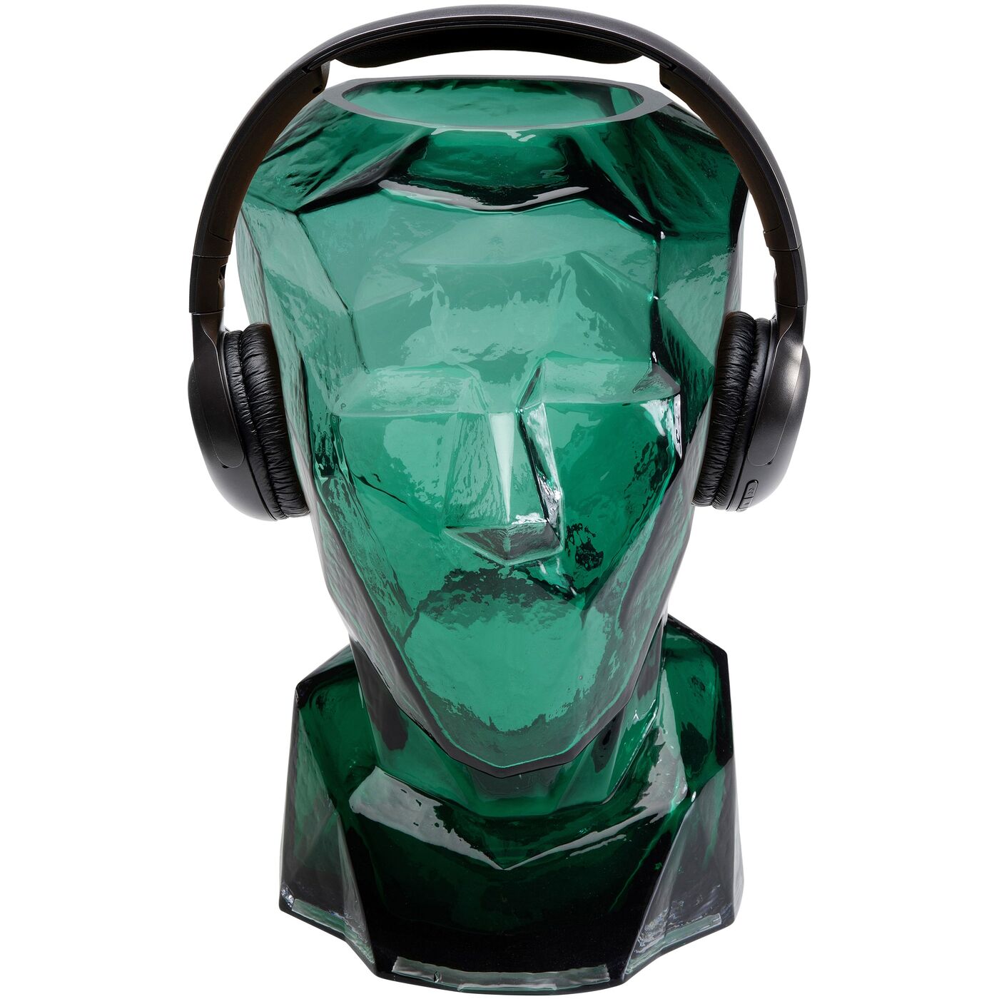 Ваза Prisma Face Green 30 см