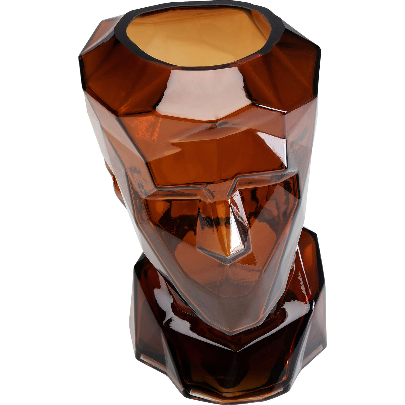 Ваза Prisma Face Brown 30 см