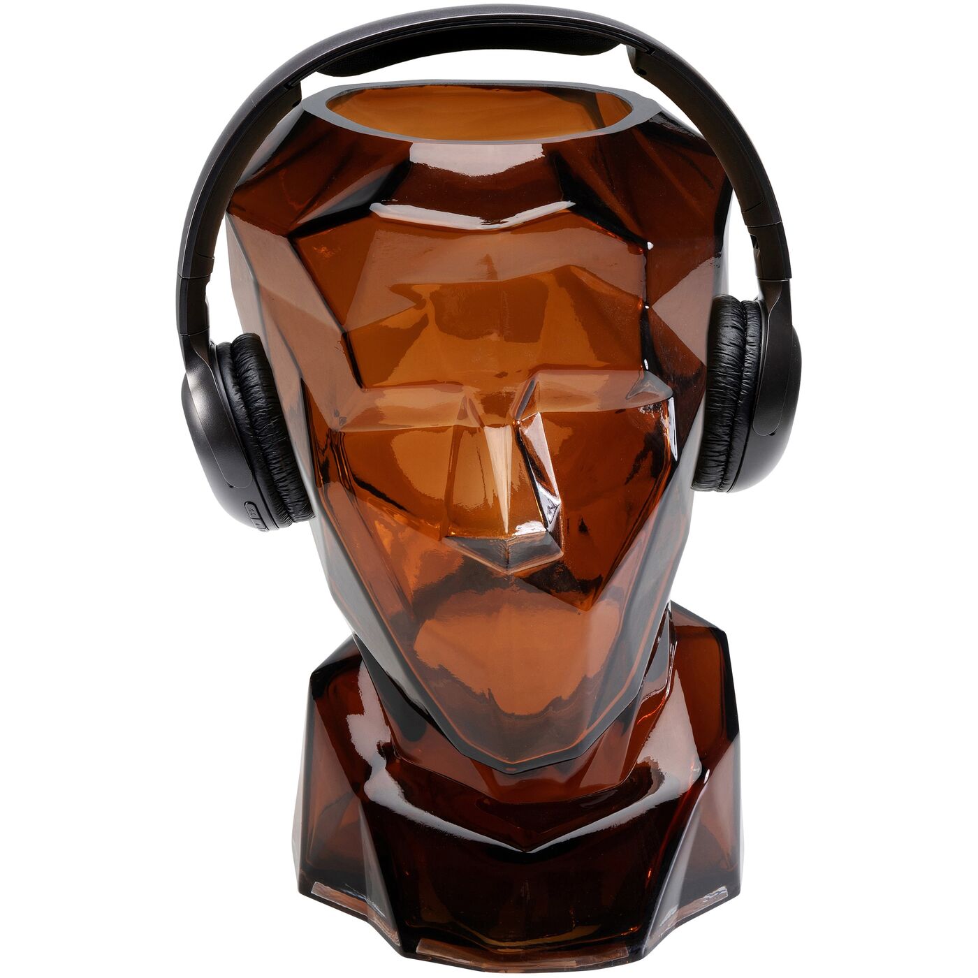 Ваза Prisma Face Brown 30 см