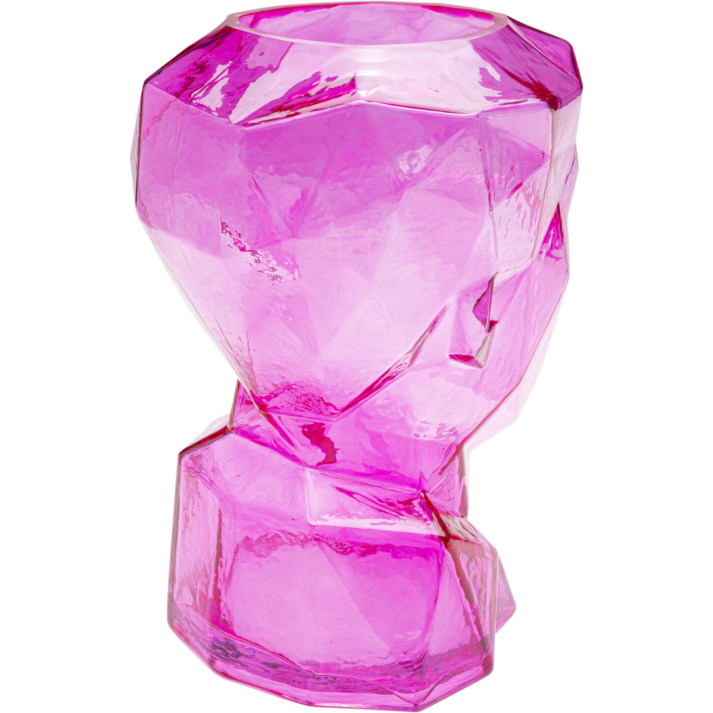 Ваза Prisma Face Pink 30 см