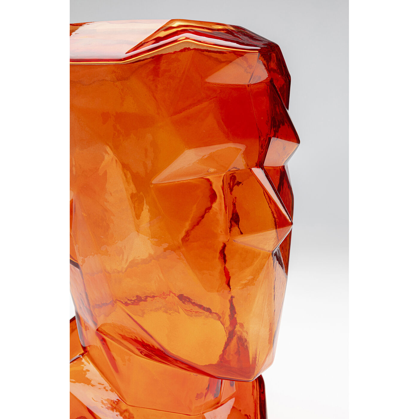 Ваза Prisma Face Orange 30 см